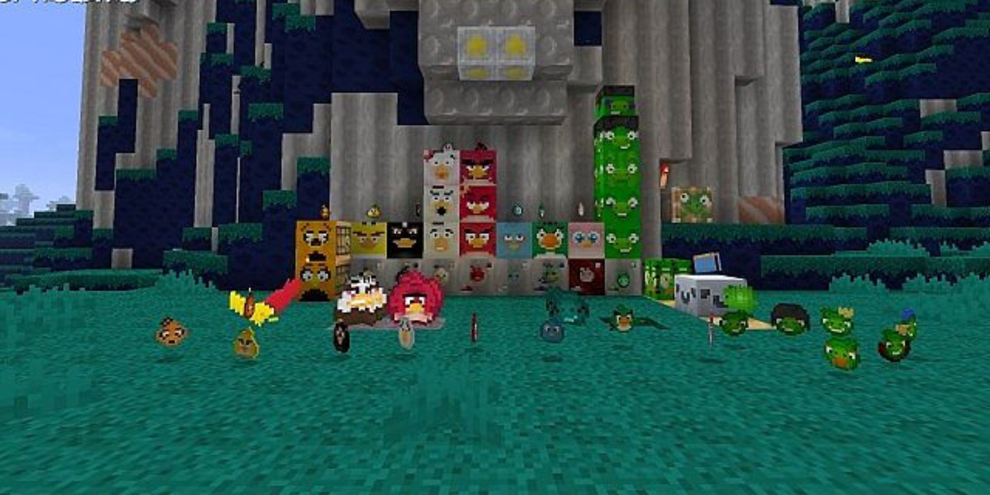 Minecraft Angry Birds Texture Pack