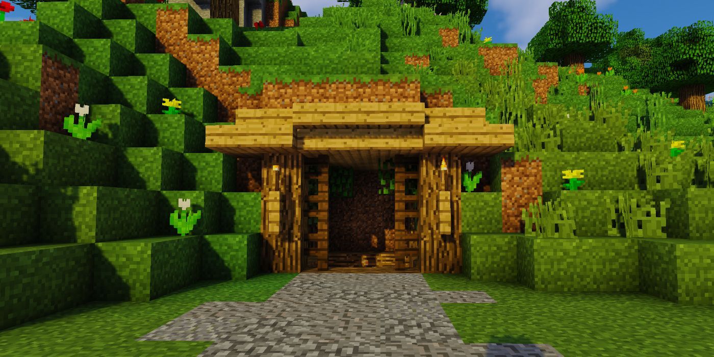 Minecraft Survival Crafting Building 6 mining mineshaft building