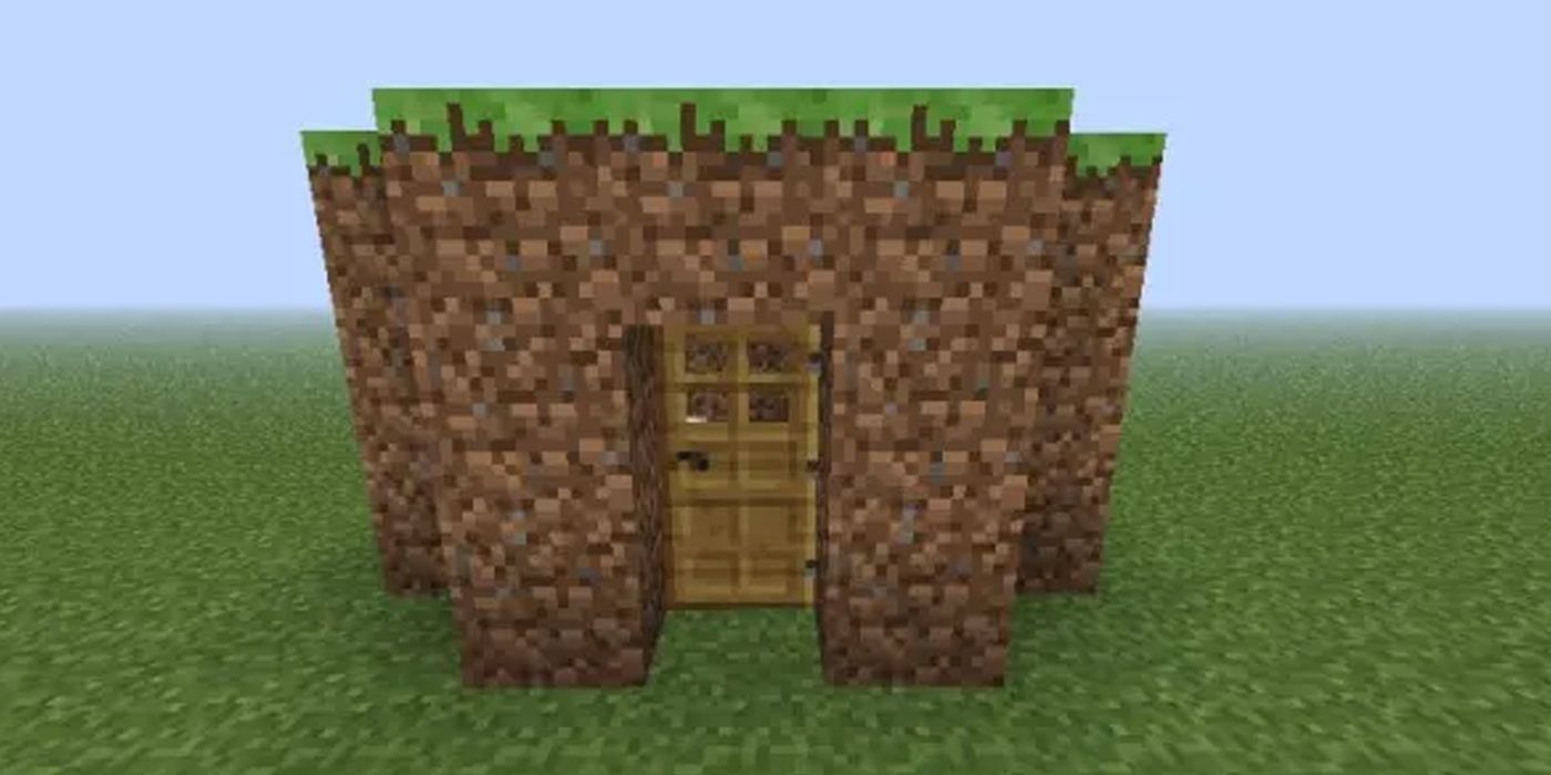 Minecraft Survival Crafting Building 9 dirt makeshift home house