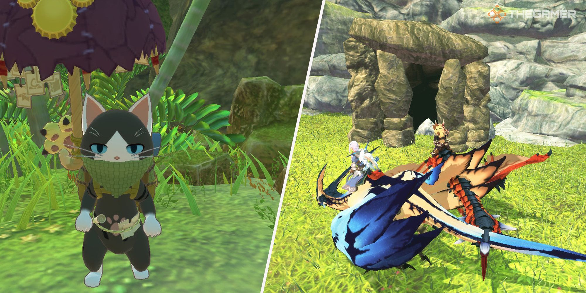Monster Hunter Stories 2 Wings of Ruin Melynx Inc NPC and Everden collage