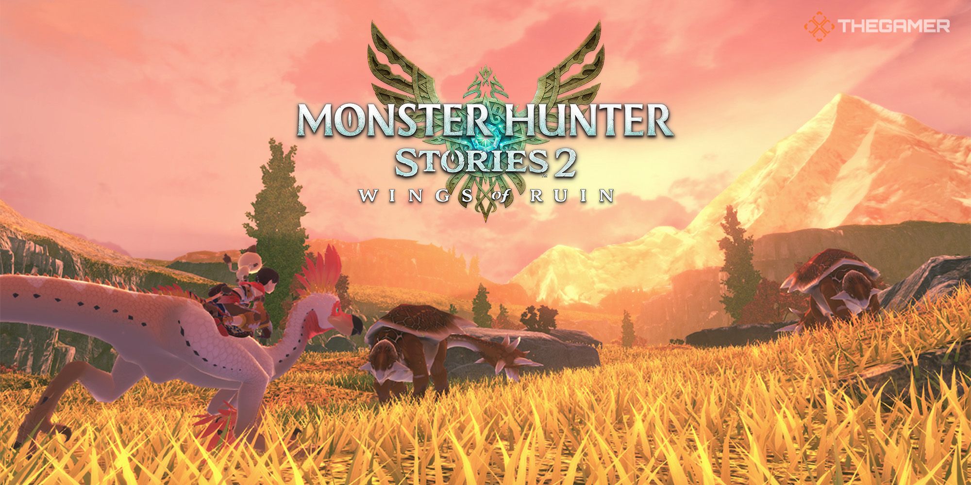 Monster Hunter Stories 2 Wings of Ruin Navirou and Protagonist in Acala