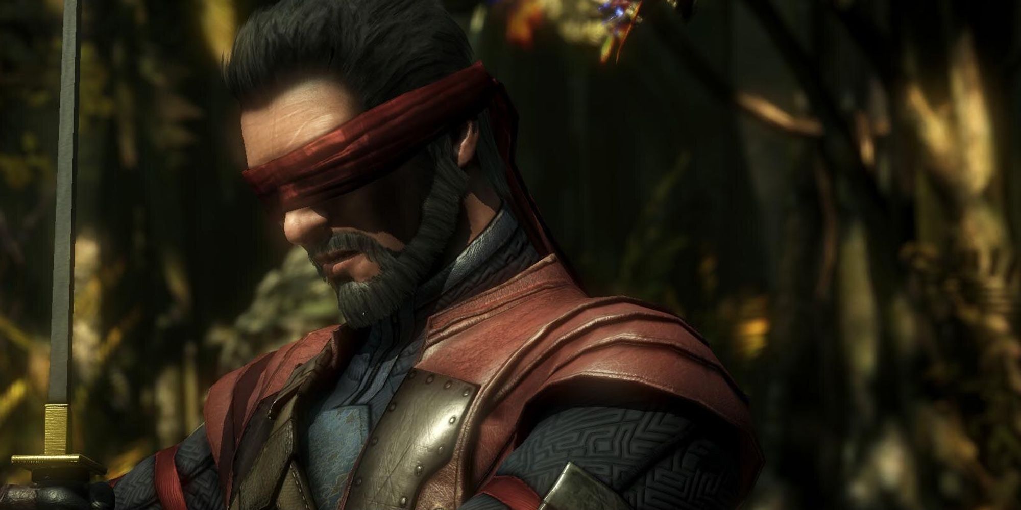 Mortal Kombat - Kenshi Holding His Blade