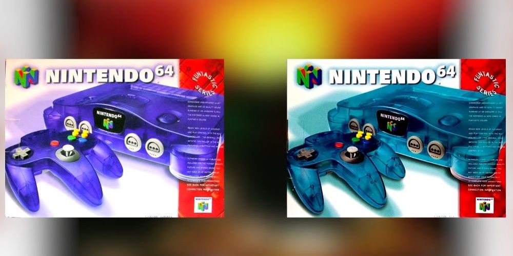 N64 Translucent Variants In Blue And Purple