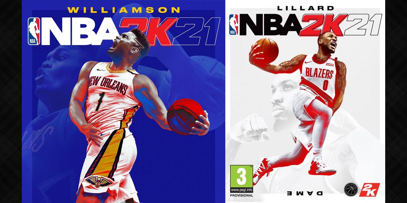 NBA 2K Covers 2 2k22 zion williamson damian lillard