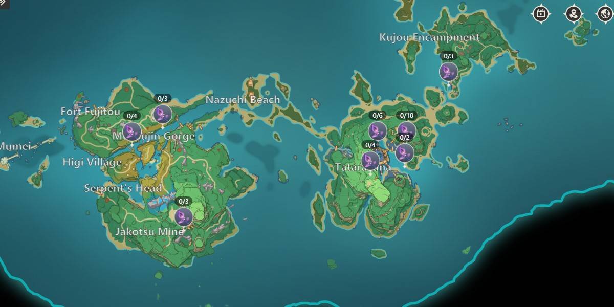 Genshin Impact Naku Weed Locations Genshin Impact Naku Weed Locations