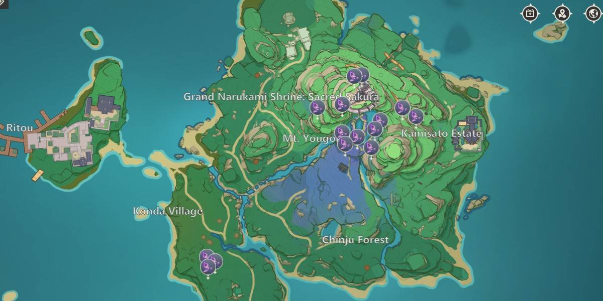 Genshin Impact Naku Weed Locations Genshin Impact Naku Weed Locations