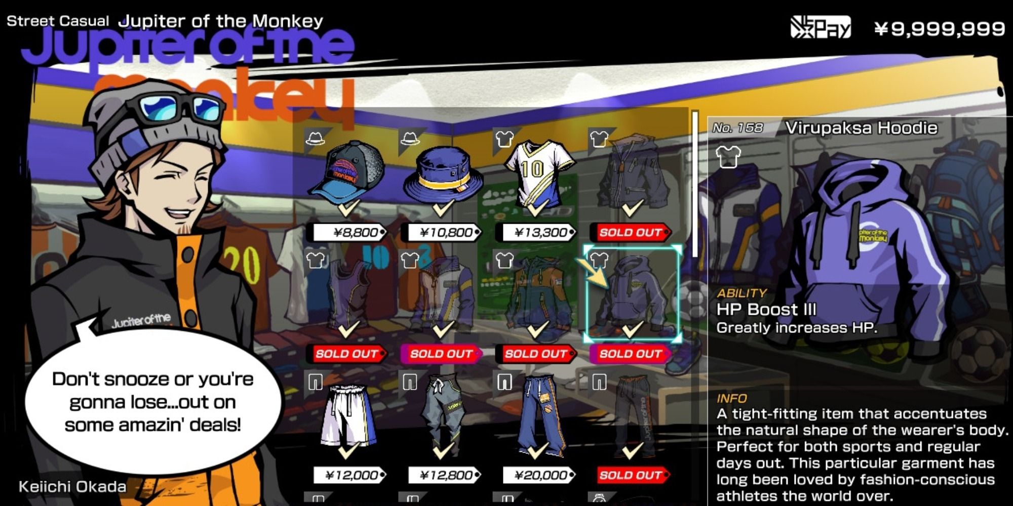Neo The World Ends With You Jupiter of the Monkey Shop