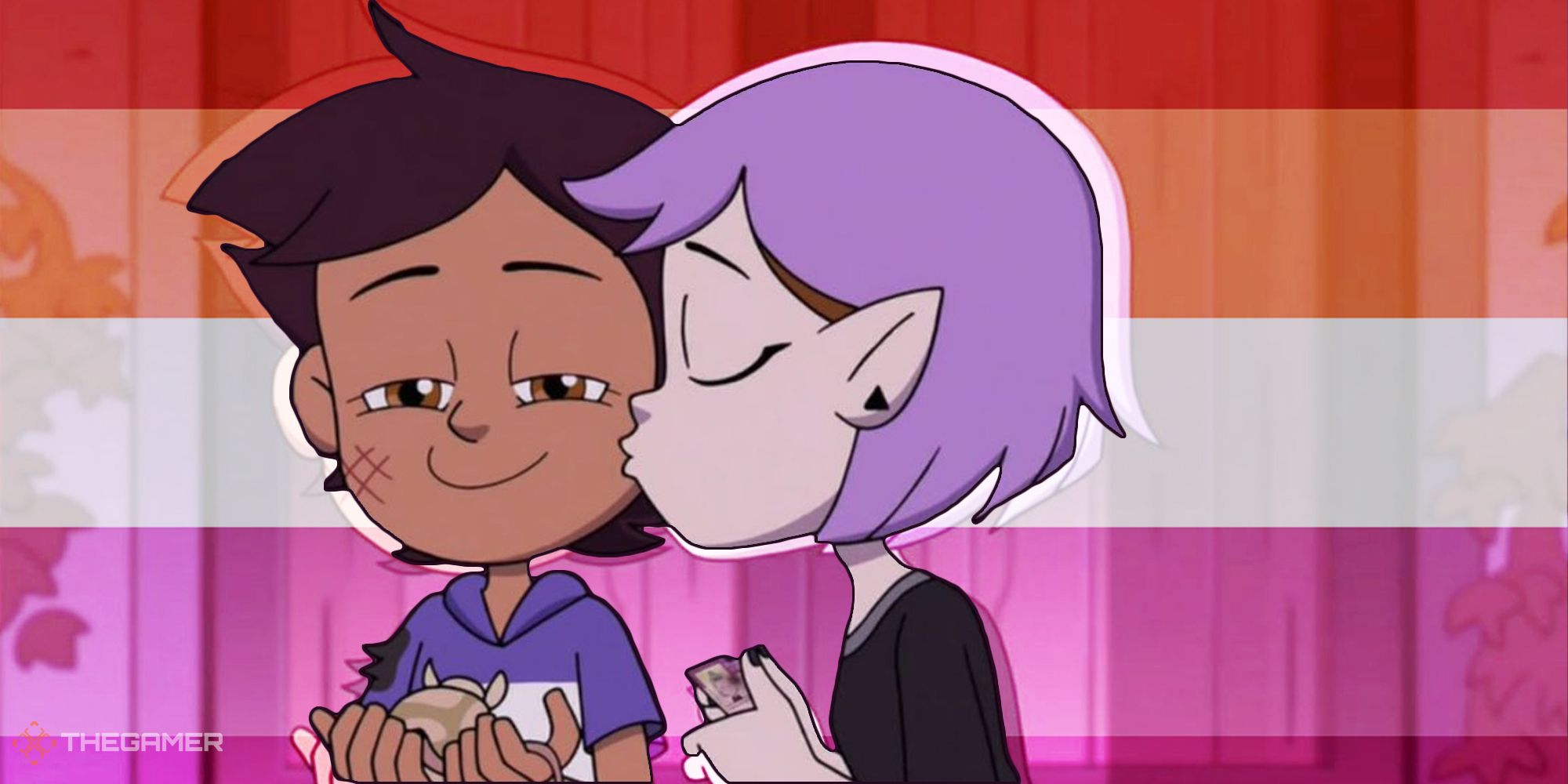 Luz and Amity Make Queer Kissing History on Disney's The Owl House