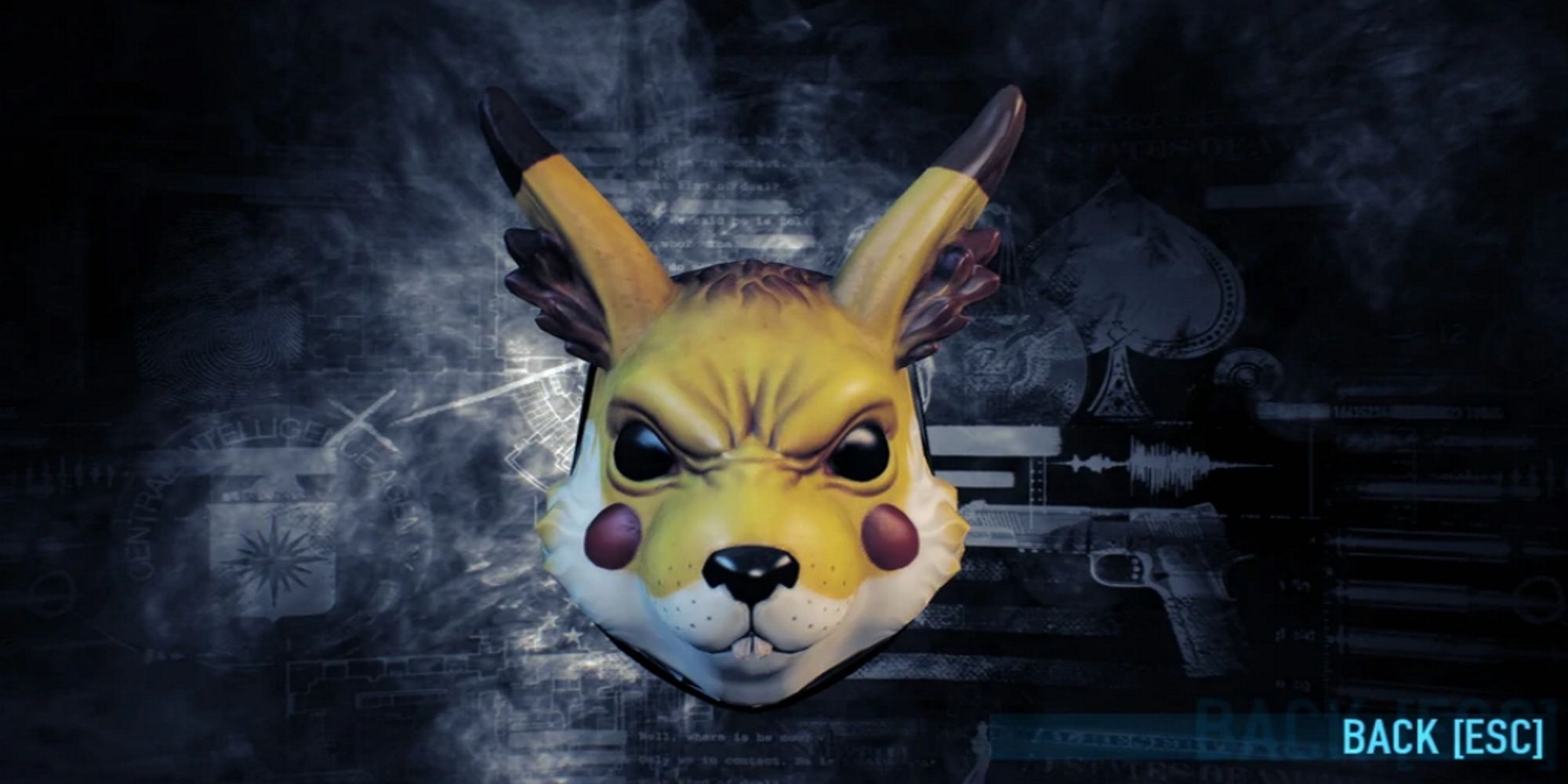 Electrarodent mask from PAYDAY 2