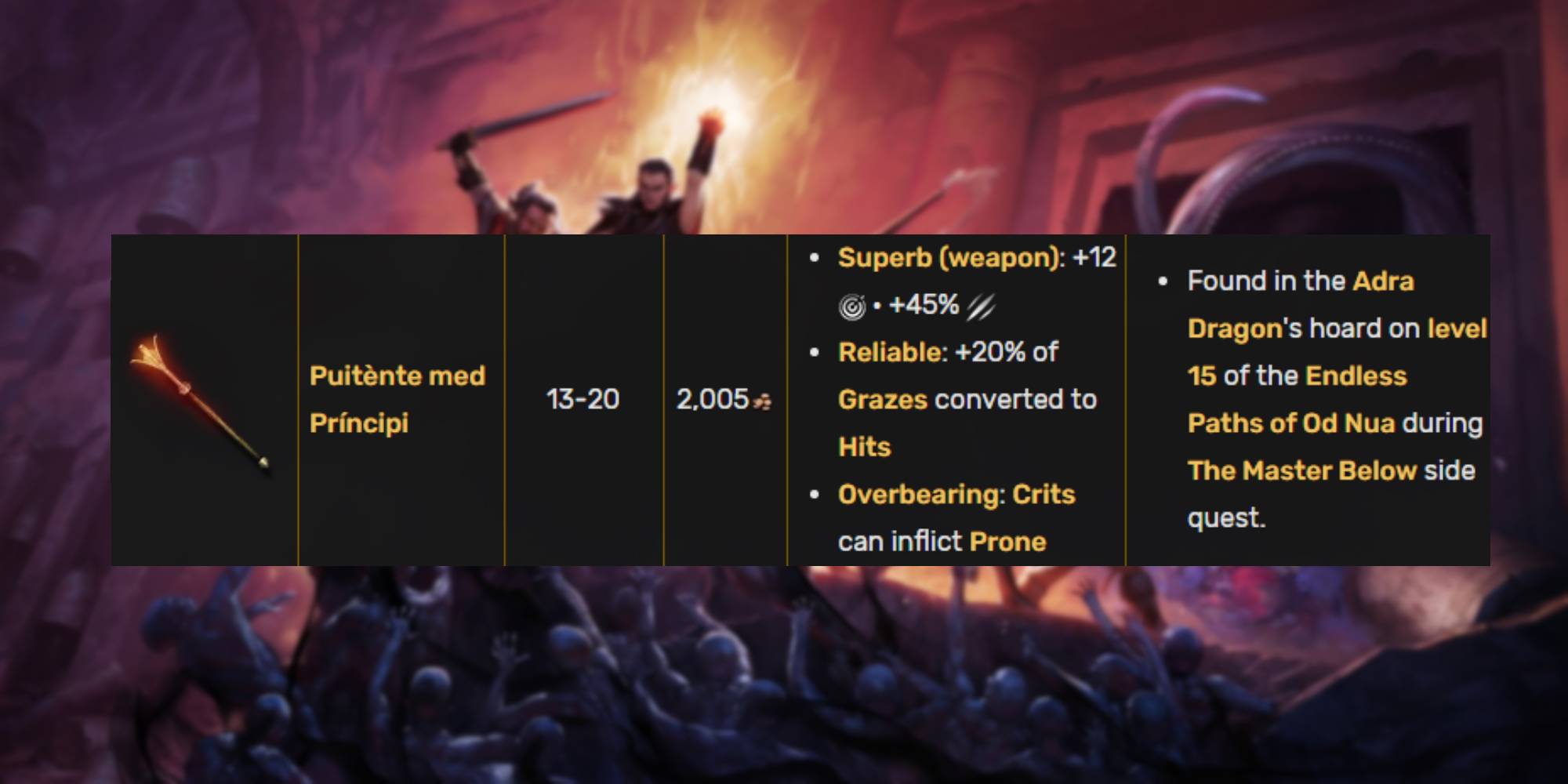 Pillars Of Eternity 6 Best Weapons Ranked Pillars Of Eternity 6 Best Weapons Ranked