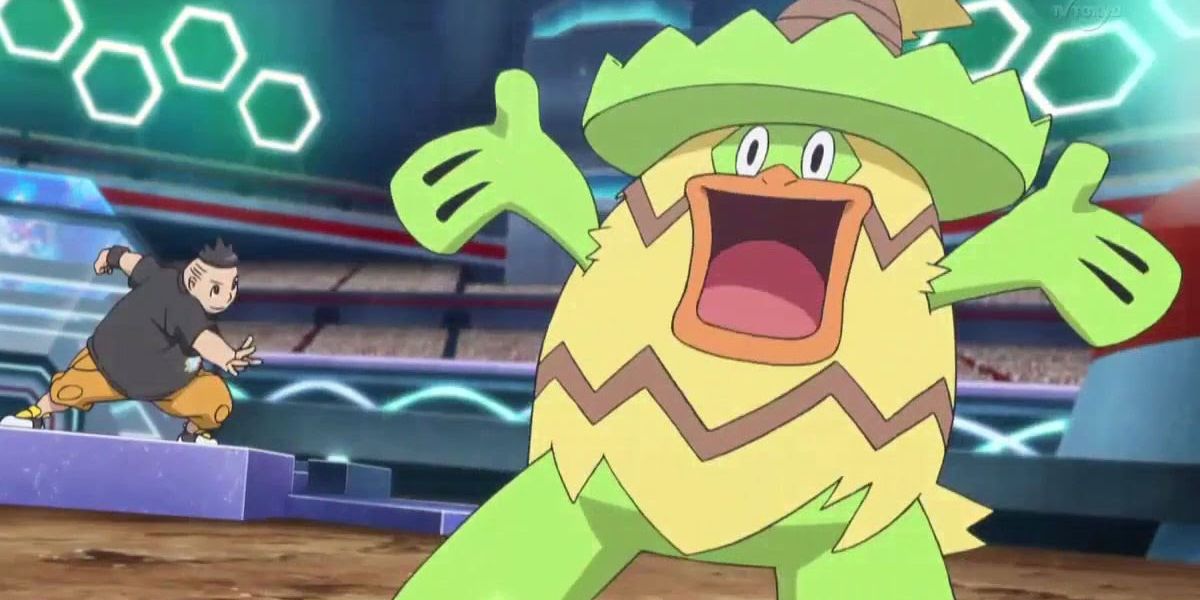 Pokemon A Ludicolo from the anime
