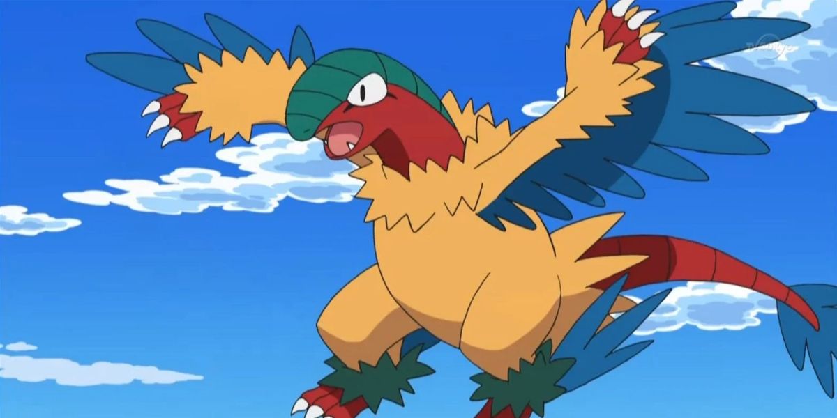 Pokemon Archeops from the anime