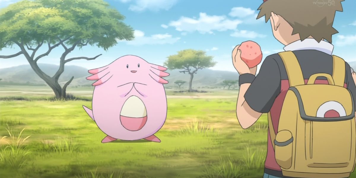 Pokemon Chansey from the anime