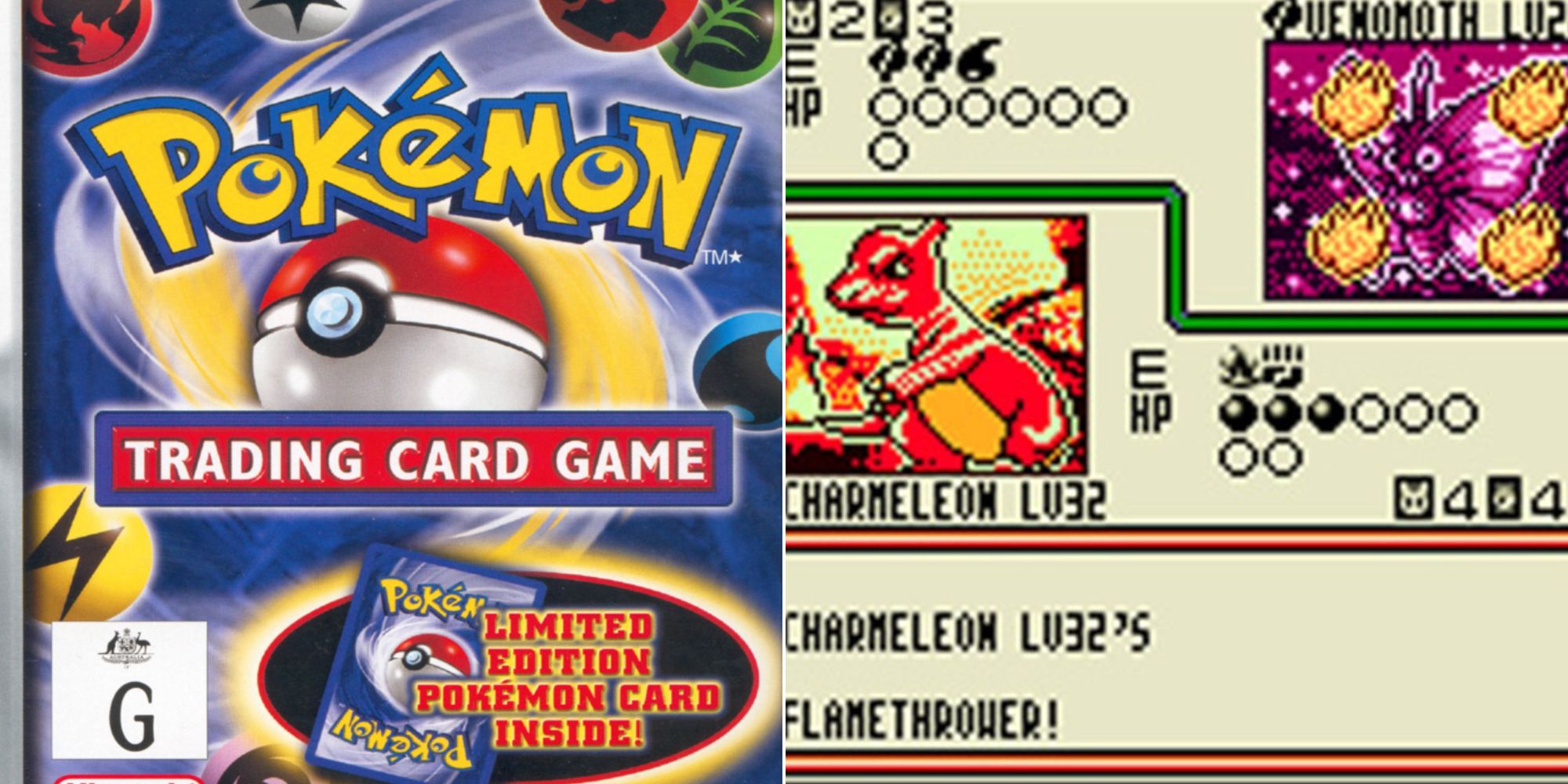 Pokemon Trading Card Game (Game Boy) cover and match