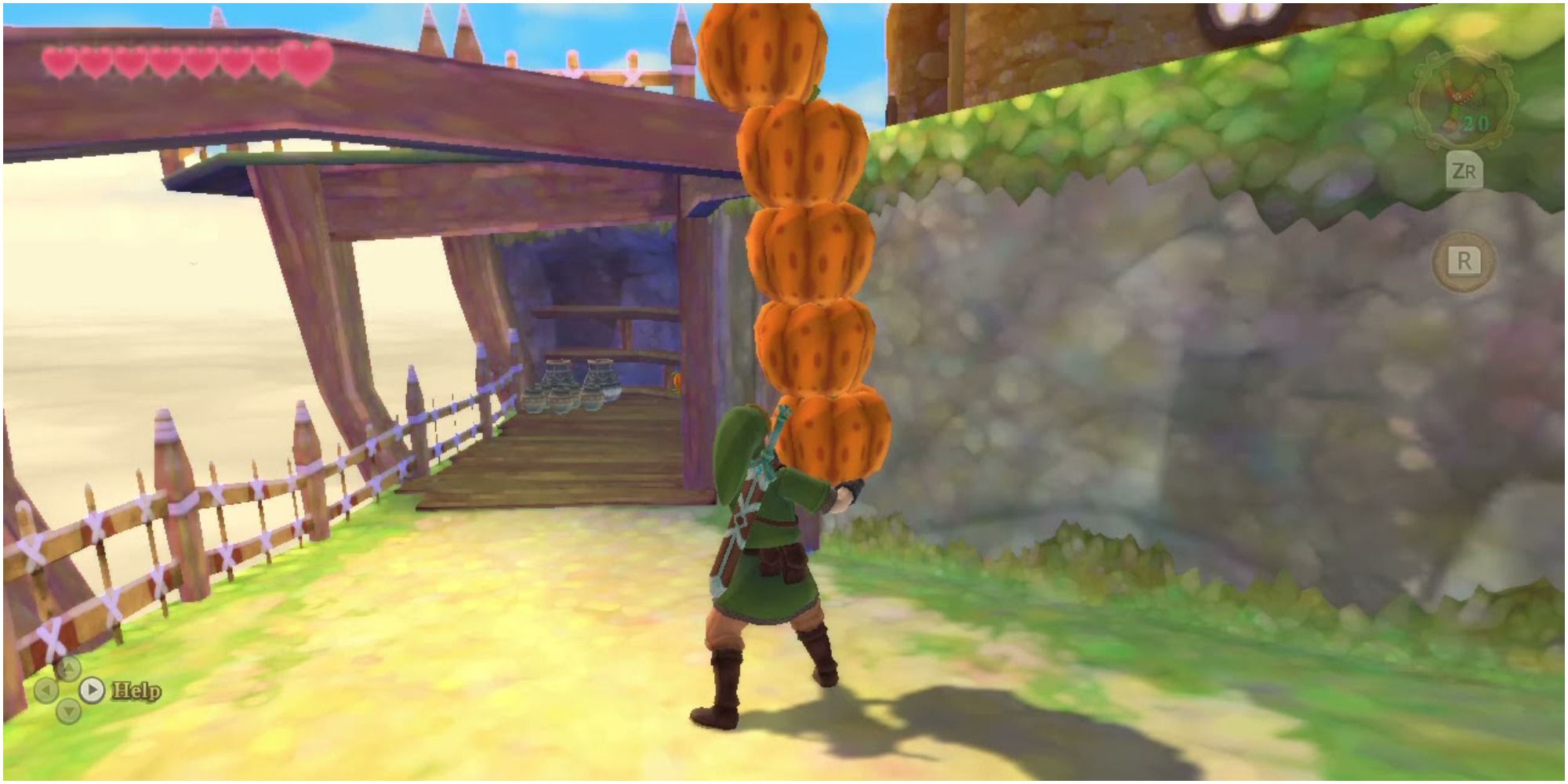 skyward sword - pumpkin balancing task 