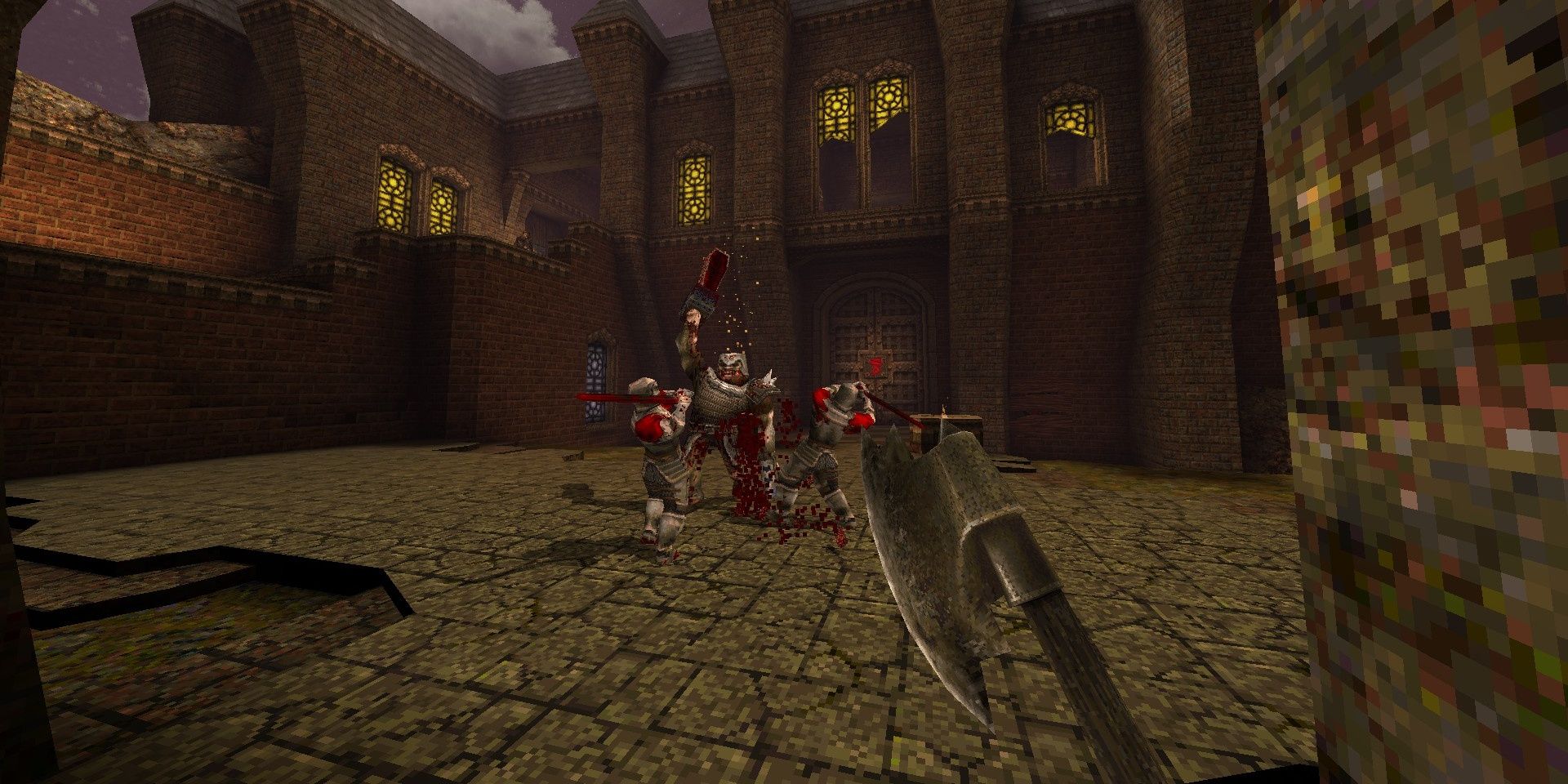 Quake execution scene