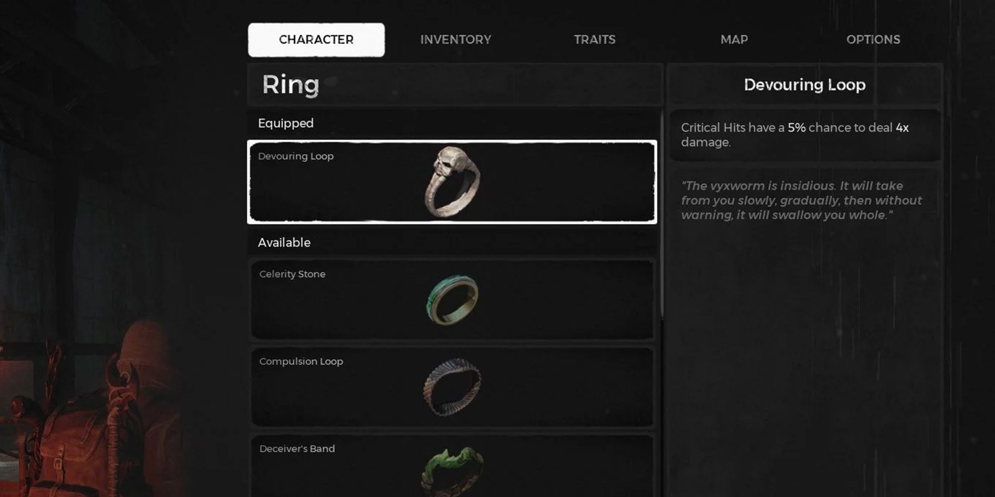 Remnant From The Ashes - A Small Example Of Just How Many Rings There Are In This Game