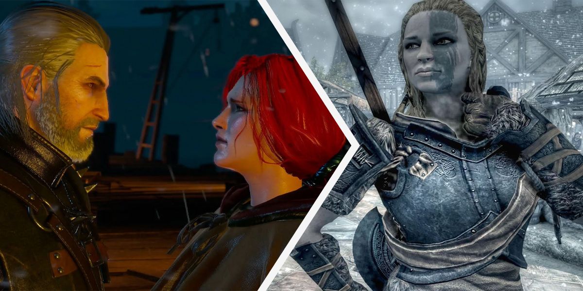 Romance in The Witcher 3 and Romance in Skyrim