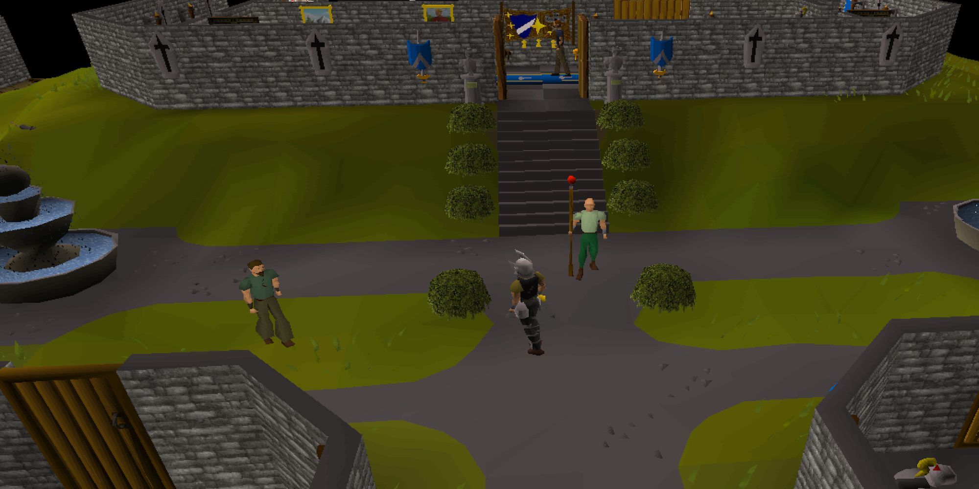 RuneScape Citygrounds Players and NPC