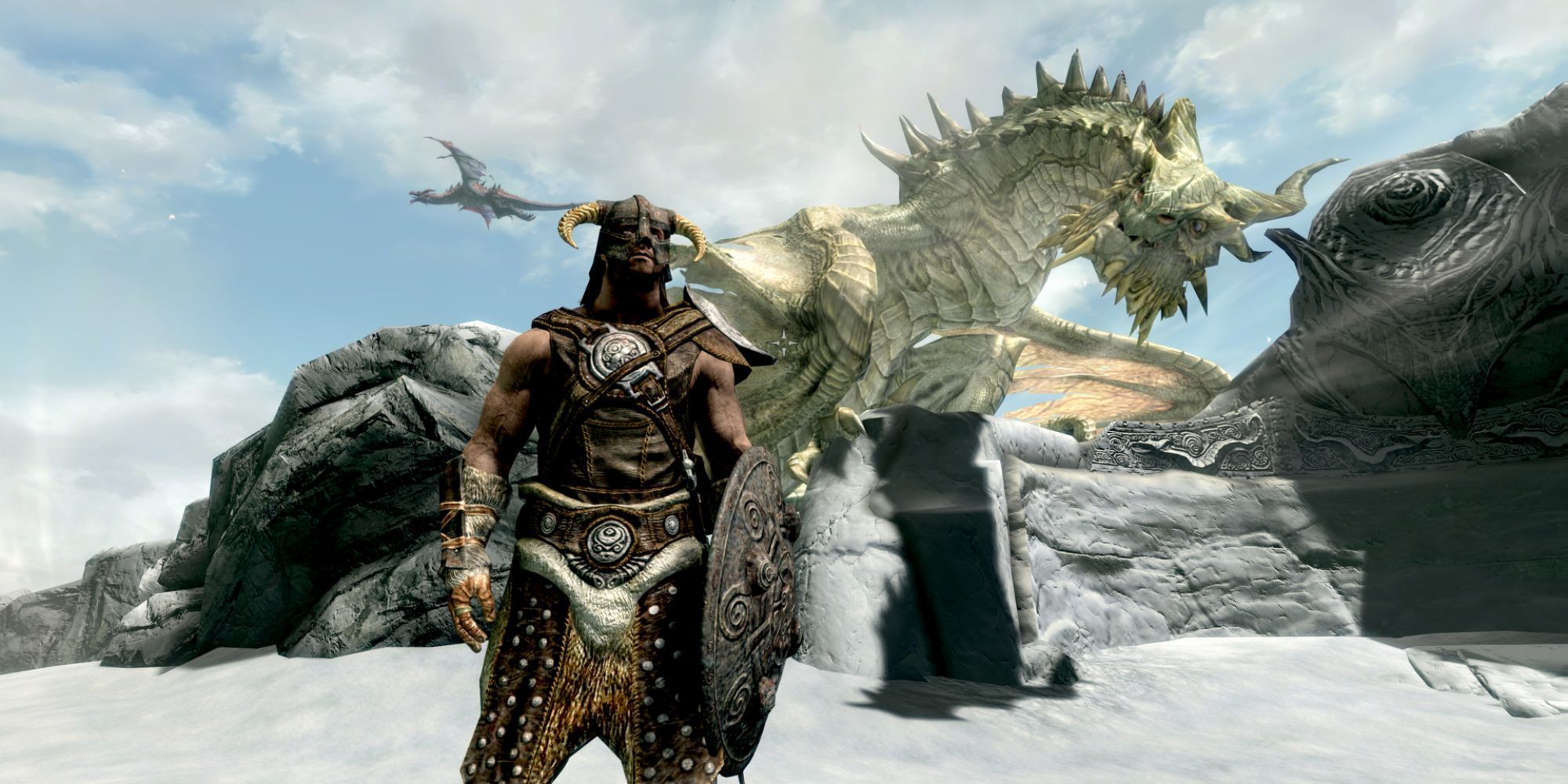 Skyrim Dragonborn And Paarthurnax