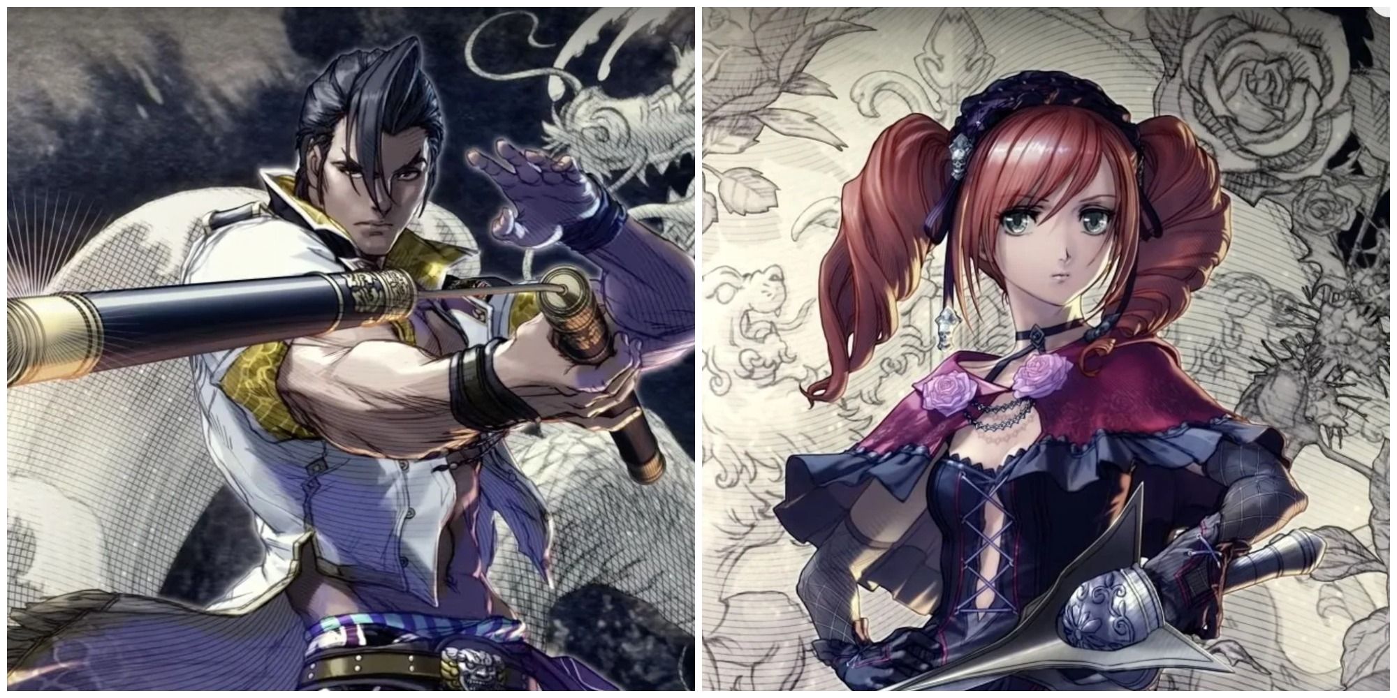 Soul Calibur VI Maxi and Amy Side By Side