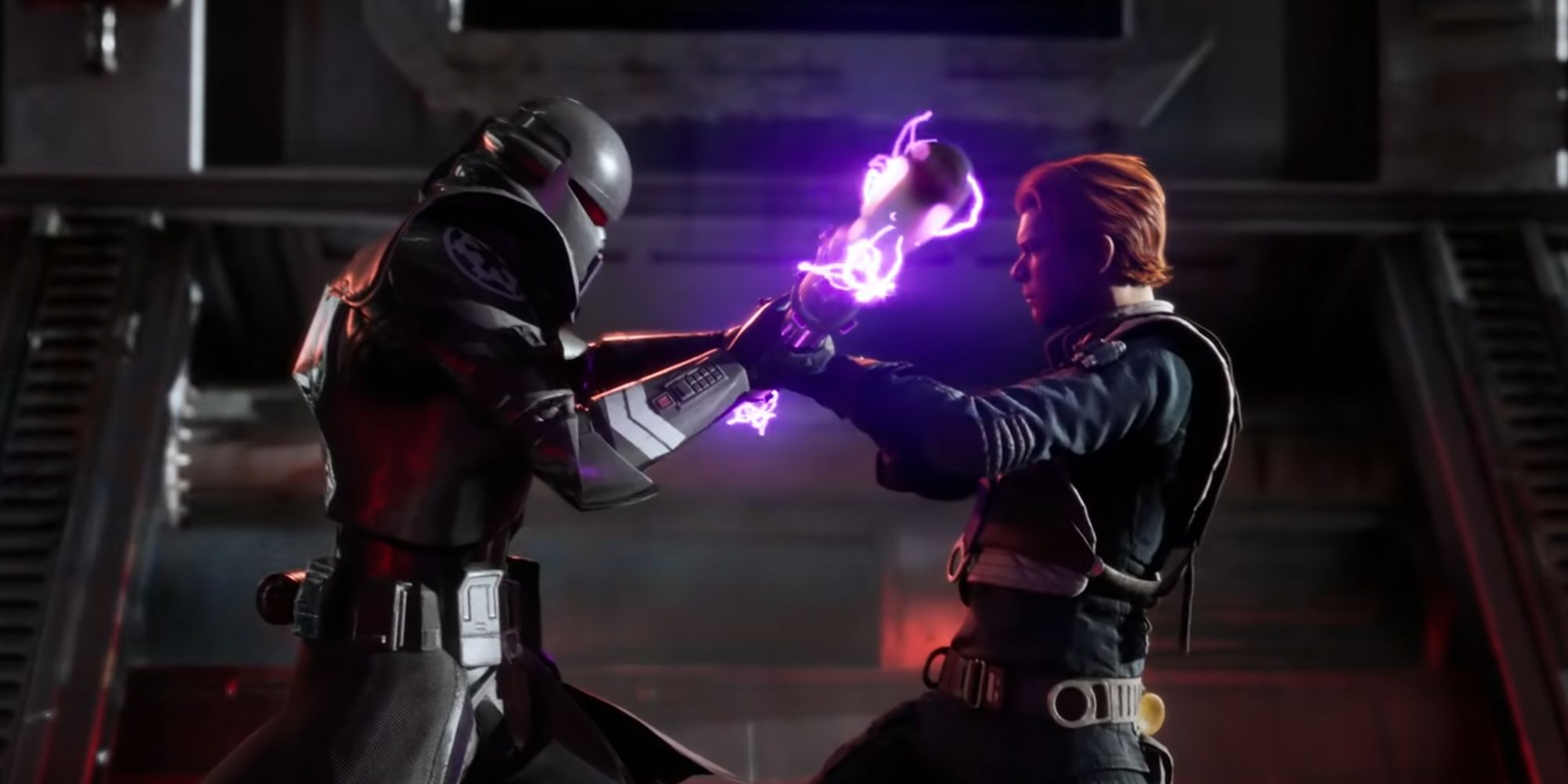 Star Wars Jedi: Fallen Order cal fighting an enemy
