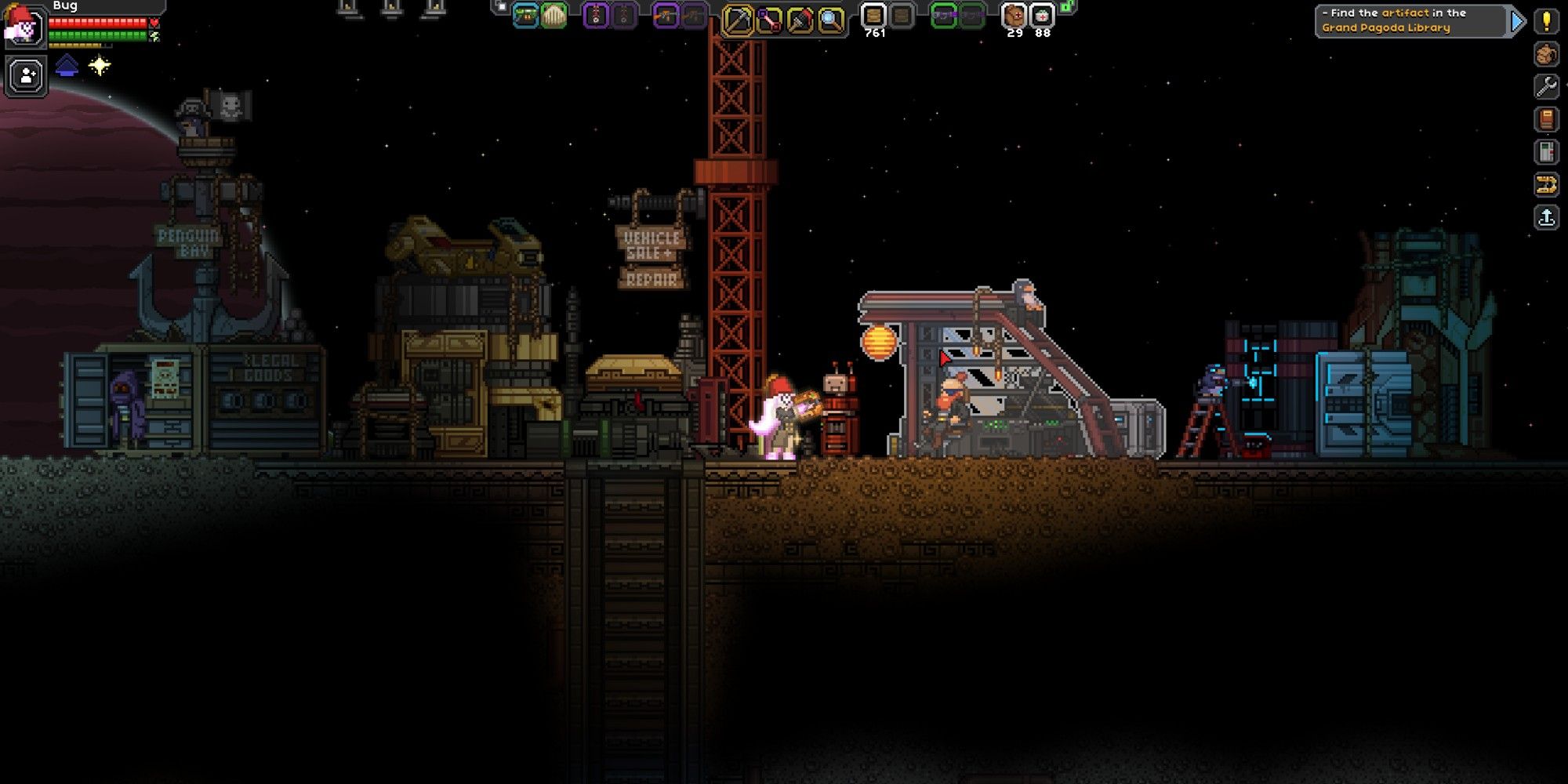 how to get a bigger ship starbound