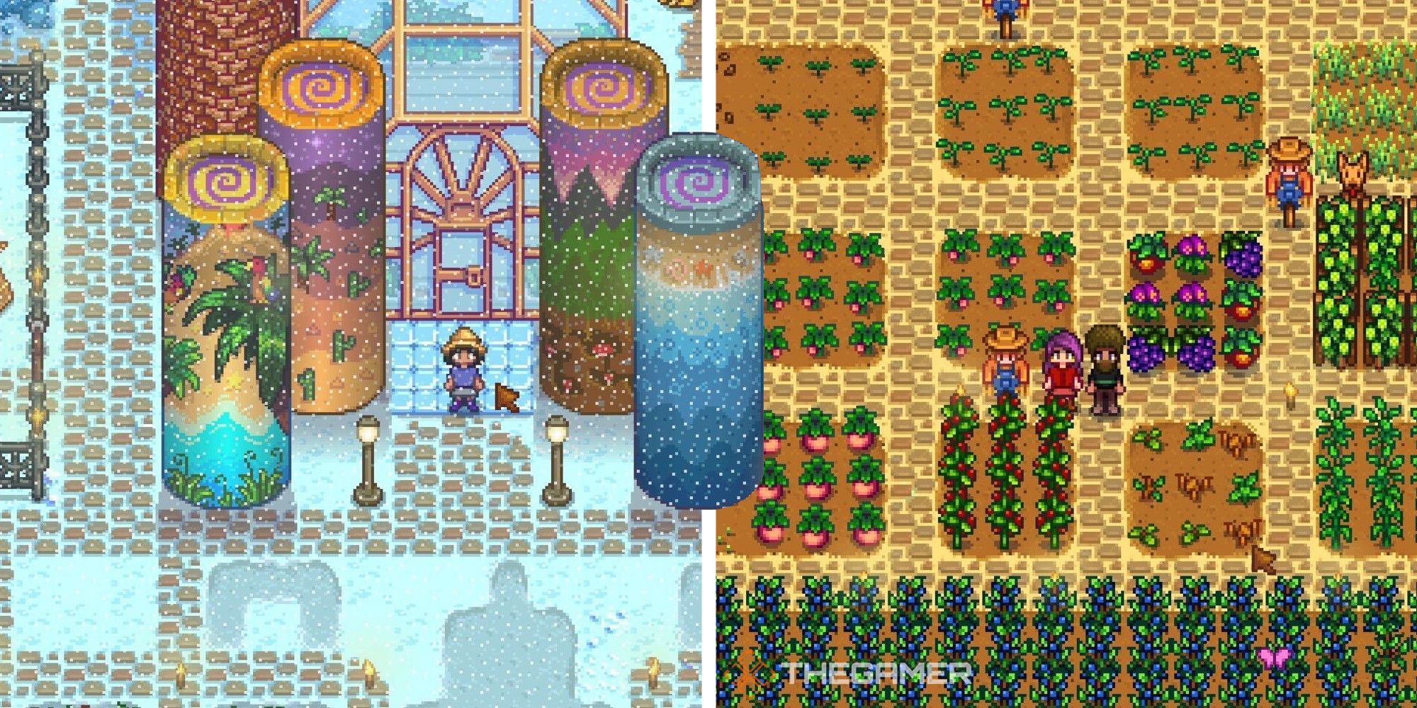 Split image of Stardew Valley