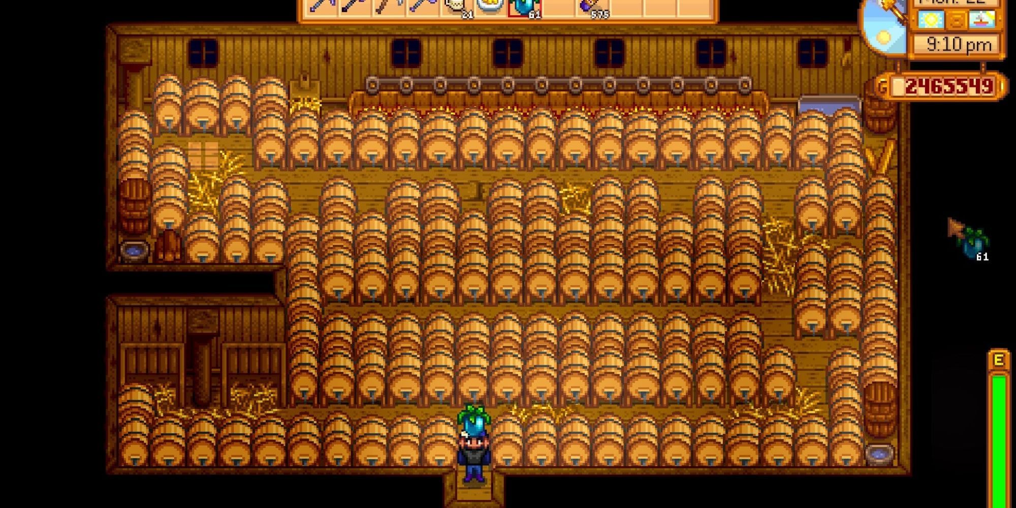 Stardew Valley Kegs Inside Barn