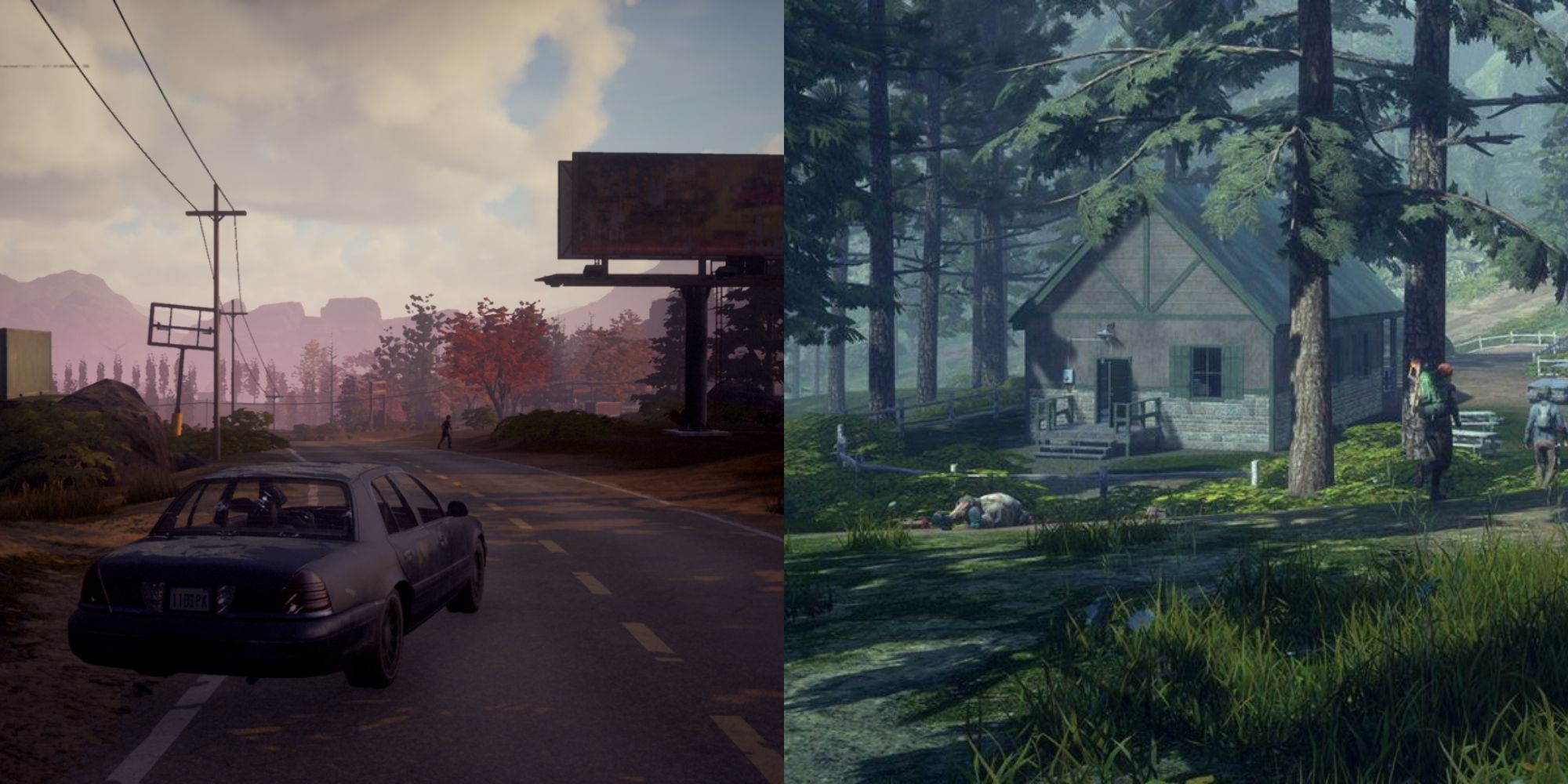 State of Decay 2 every map featured split image of two maps