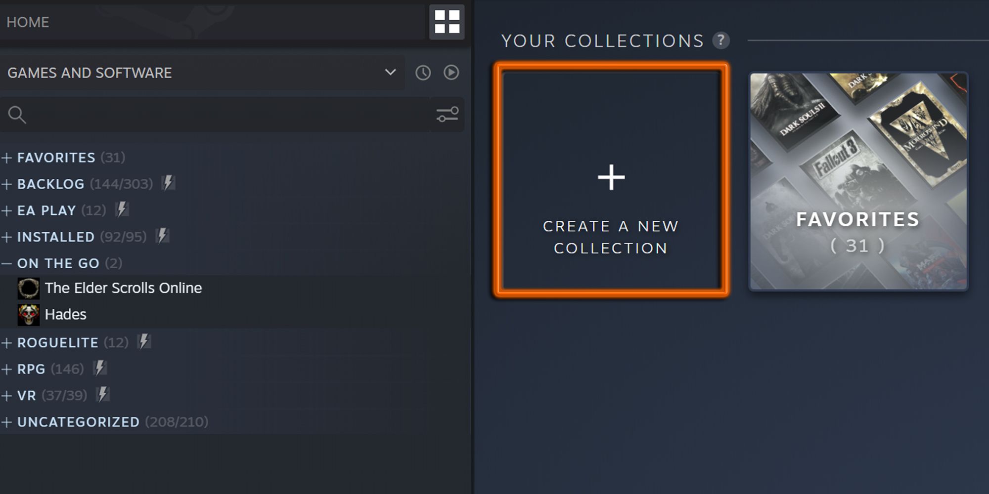Steam Create A New Collection