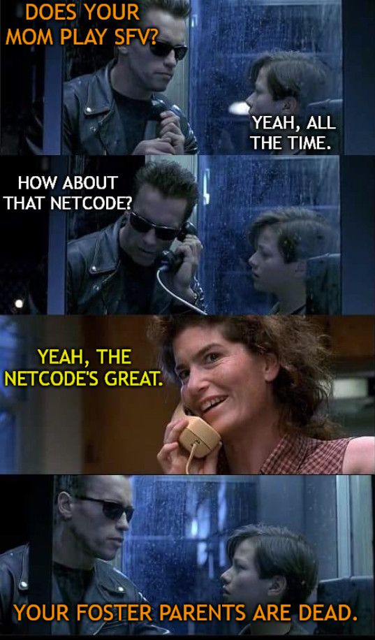 Terminator Net Code Street Fighter Meme