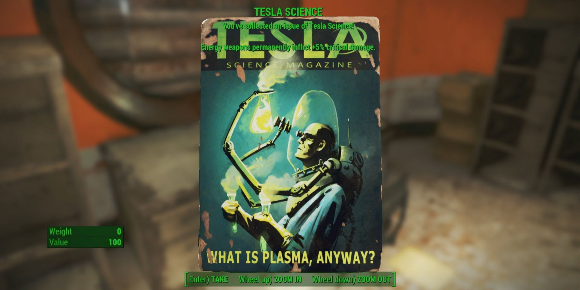 Tesla Science Magazine fallout 4