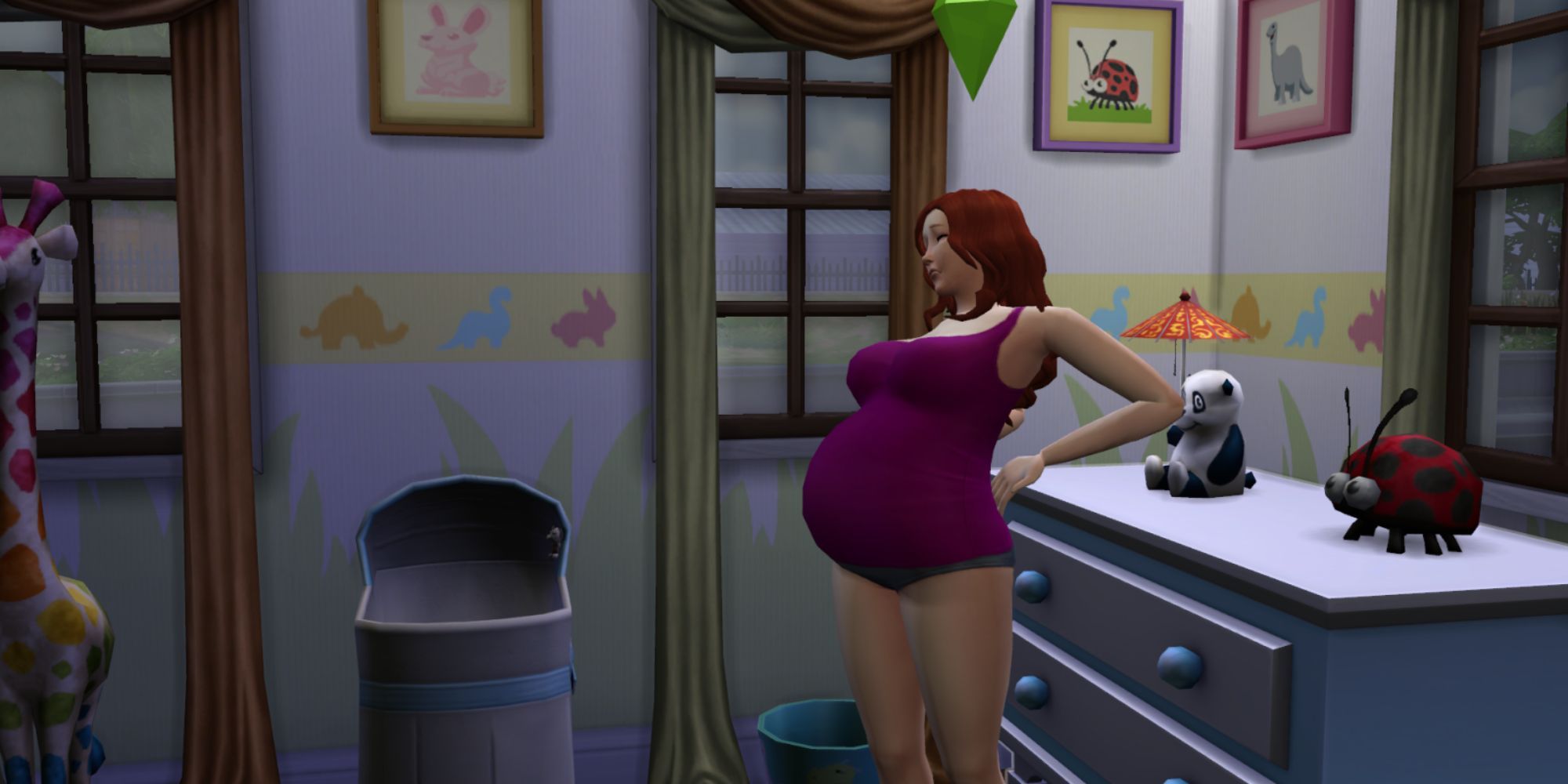 The Sims 4 Pregnant Lady