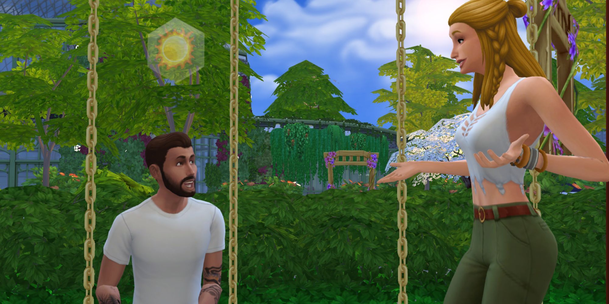 The Sims 4 Two Sims Talking