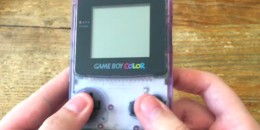 The Translucent Game Boy Color In The Atomic Purple Finish