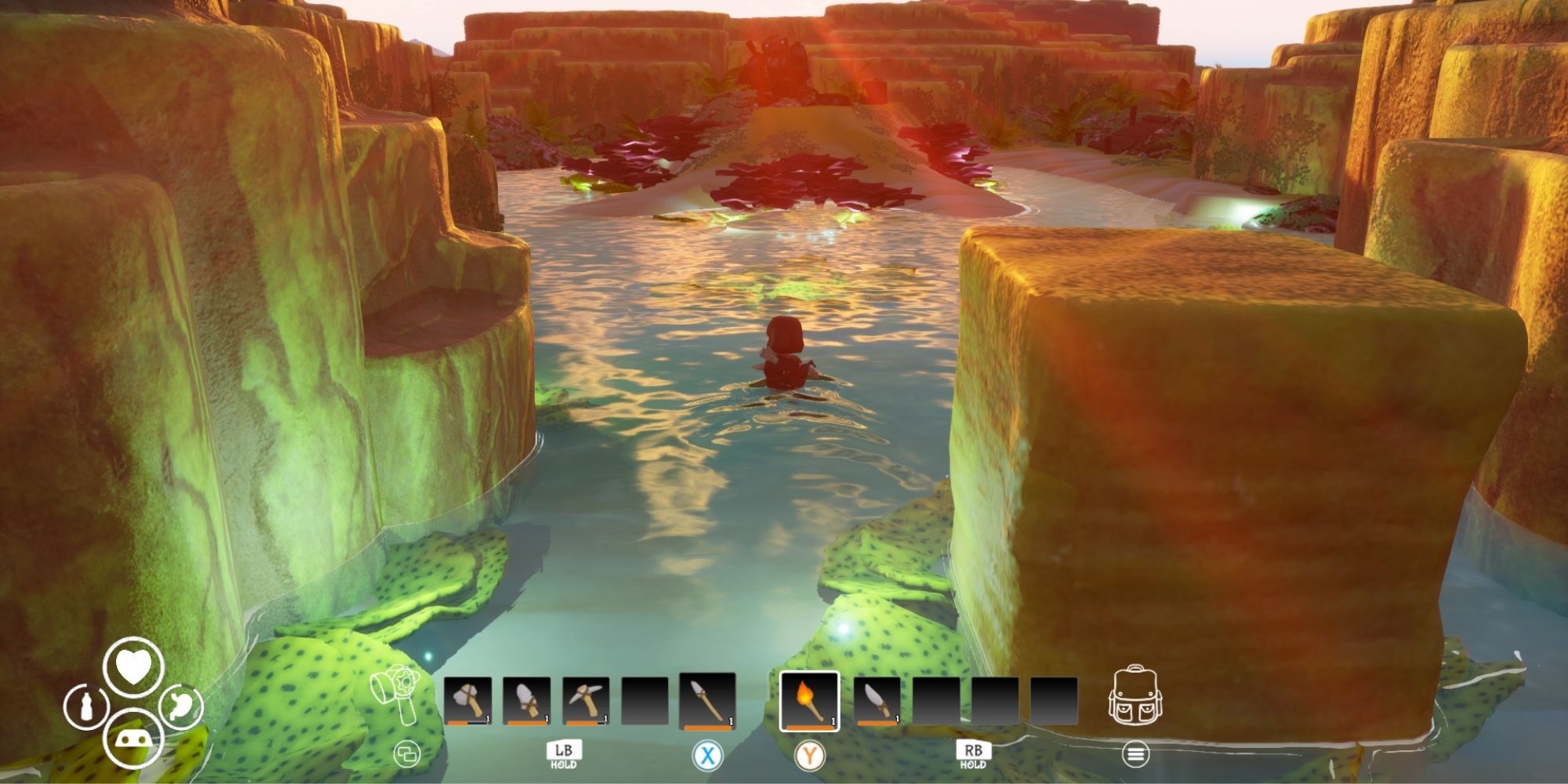 ToGather Island - in-game screenshot of player swimming