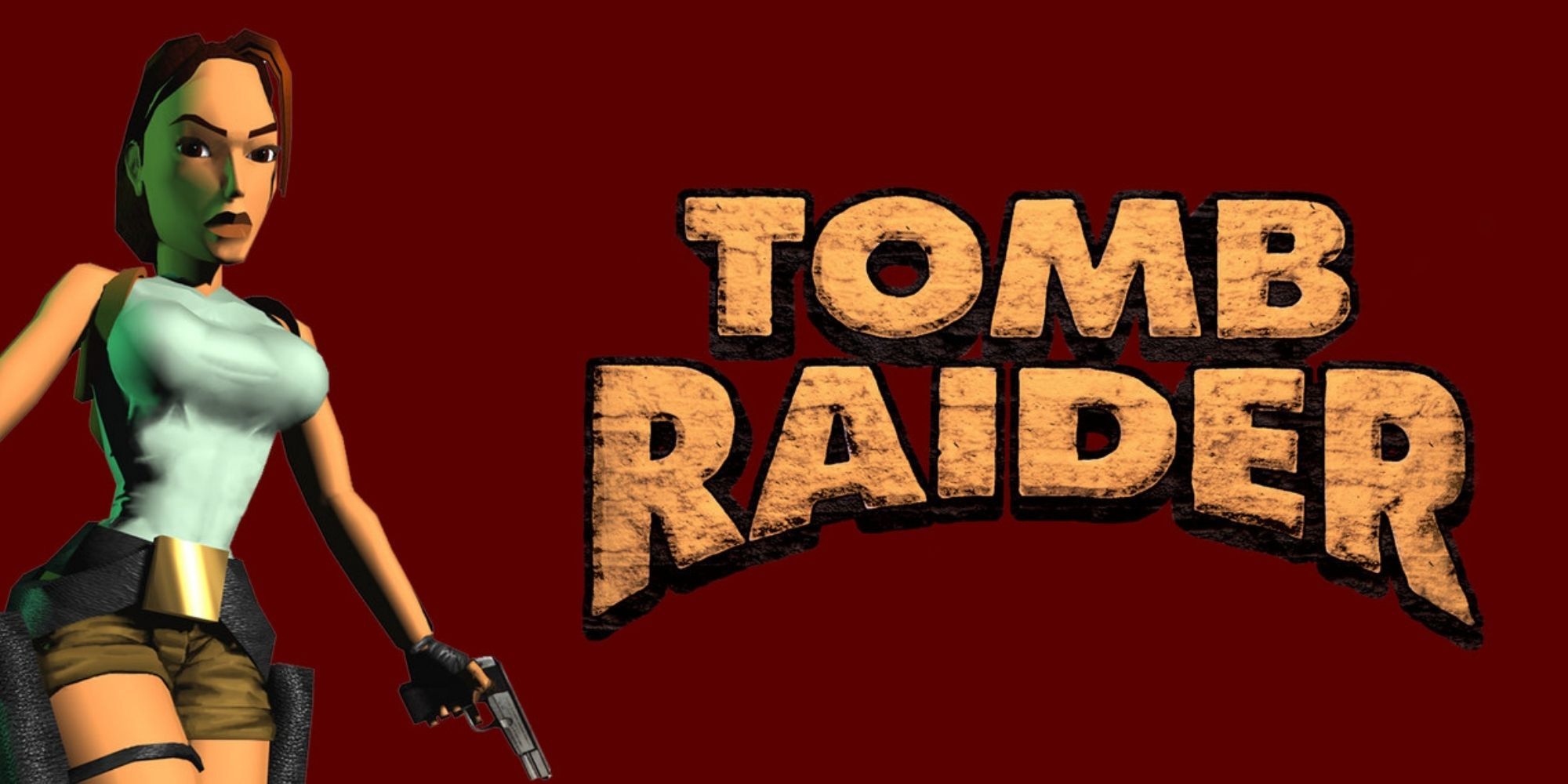 Tomb Raider 1996 Lara Croft and Logo