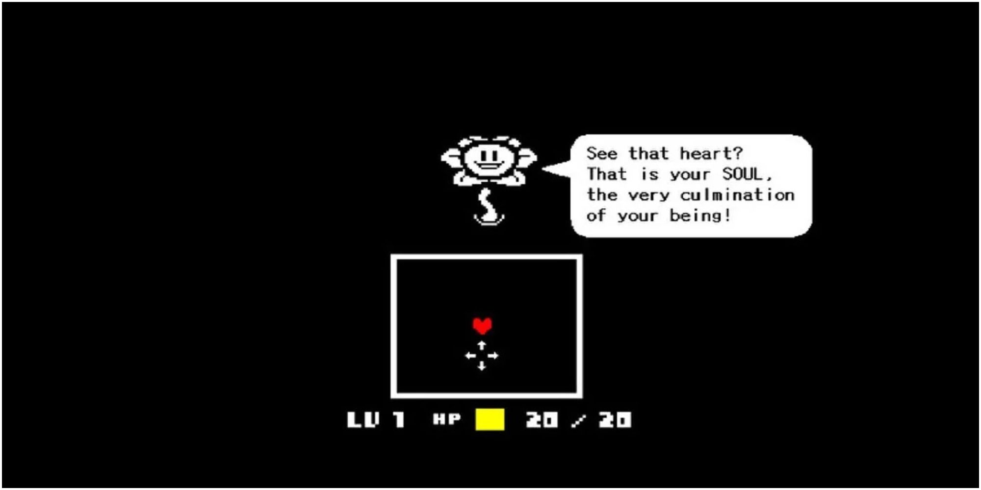 Undertale Flowey provides the guidance on how life works
