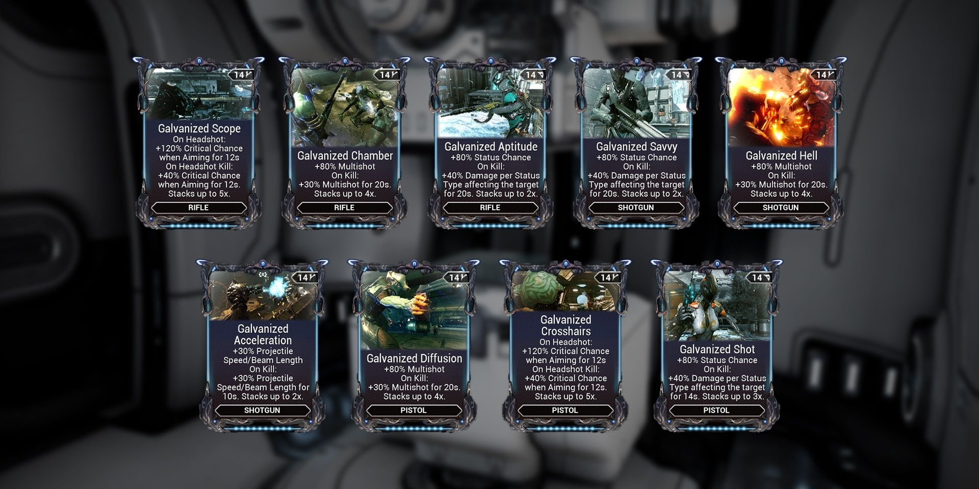 warframe weapon specific mods