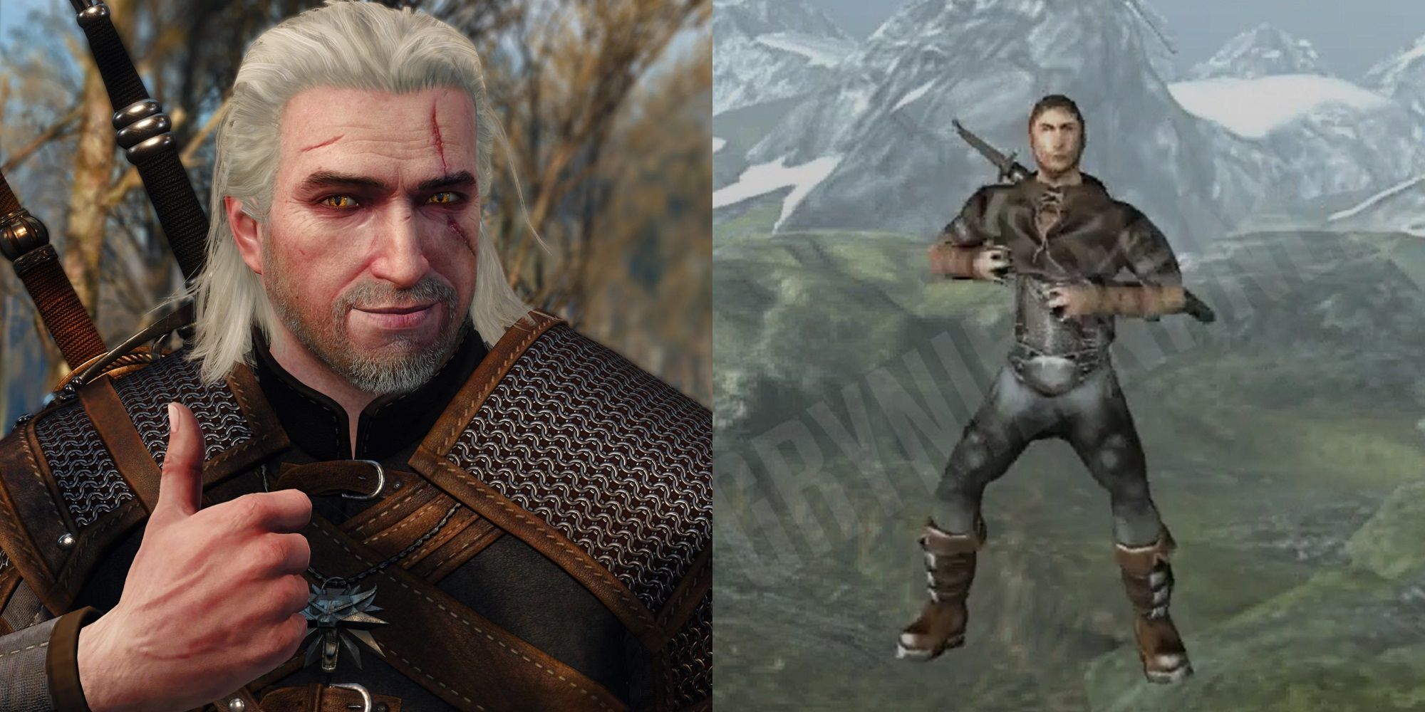 The Witcher Geralt First Vs Last Comparison 