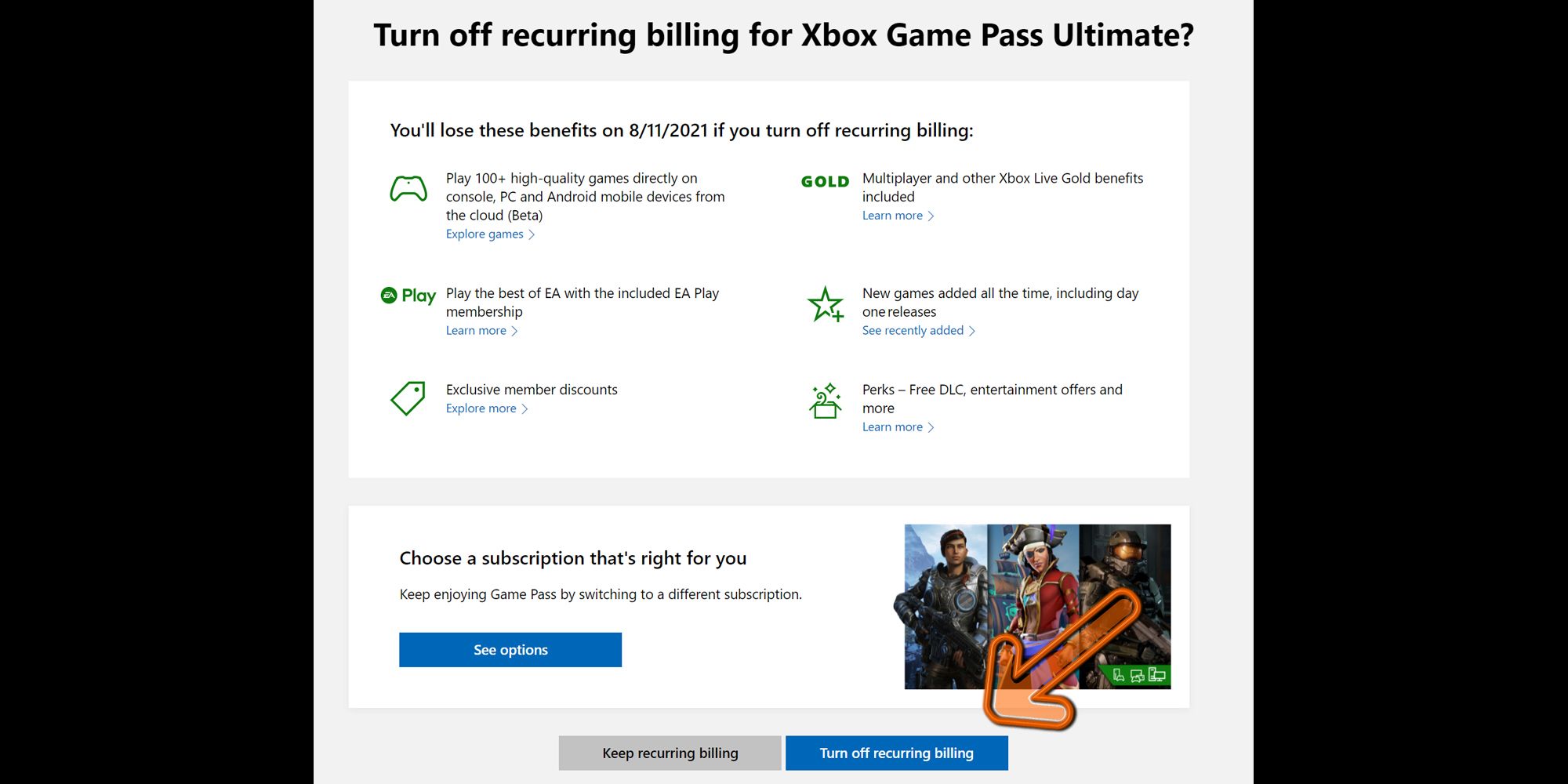 Xbox Game Pass Unsubscribe #6