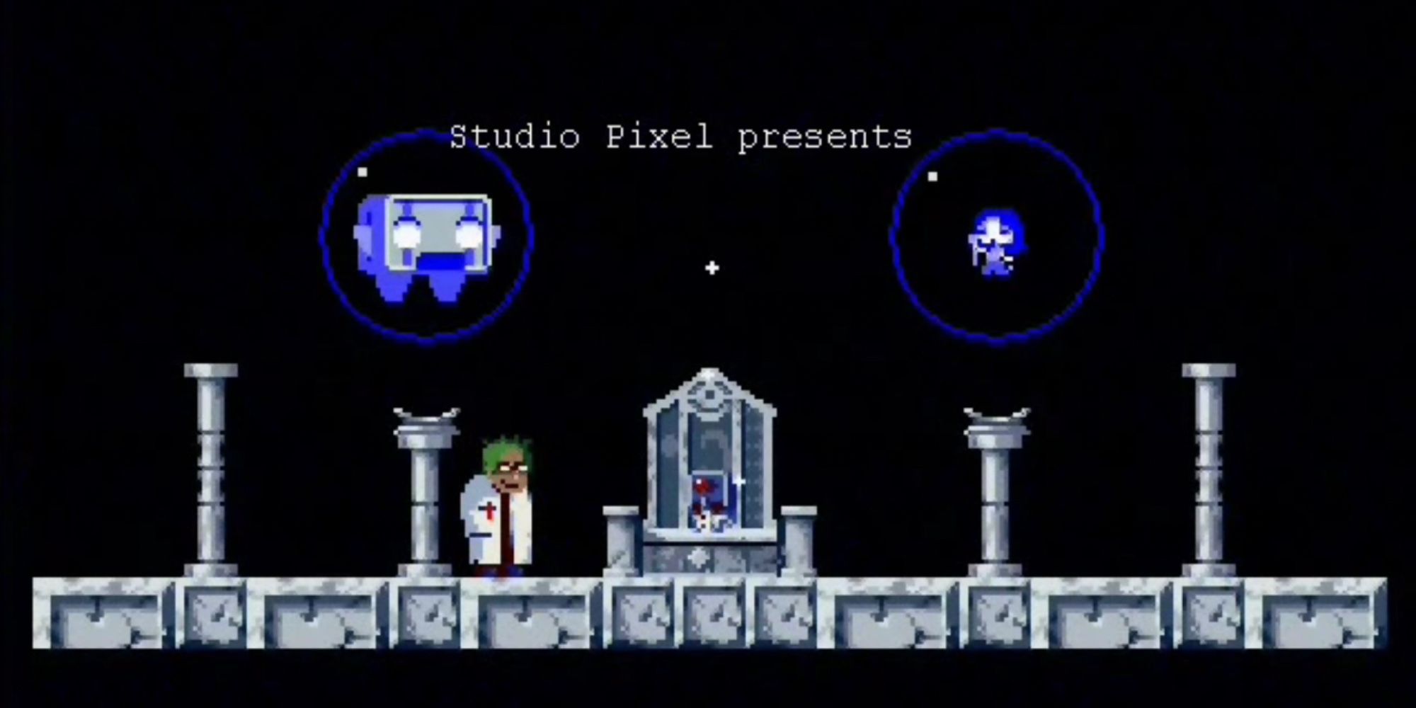 a screenshot from the game cave story