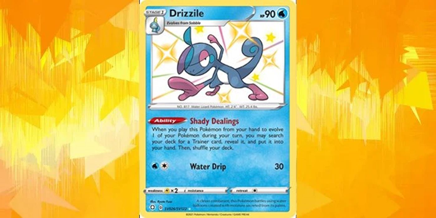 drizzile shining fates pokemon card