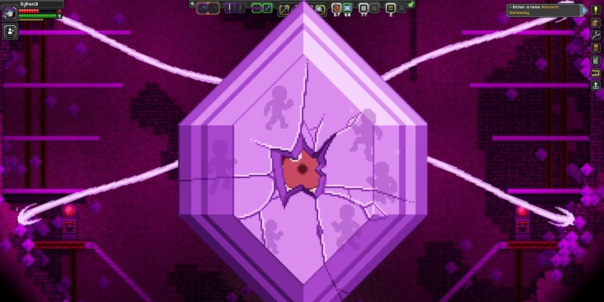 Erchius crystals starbound где найти