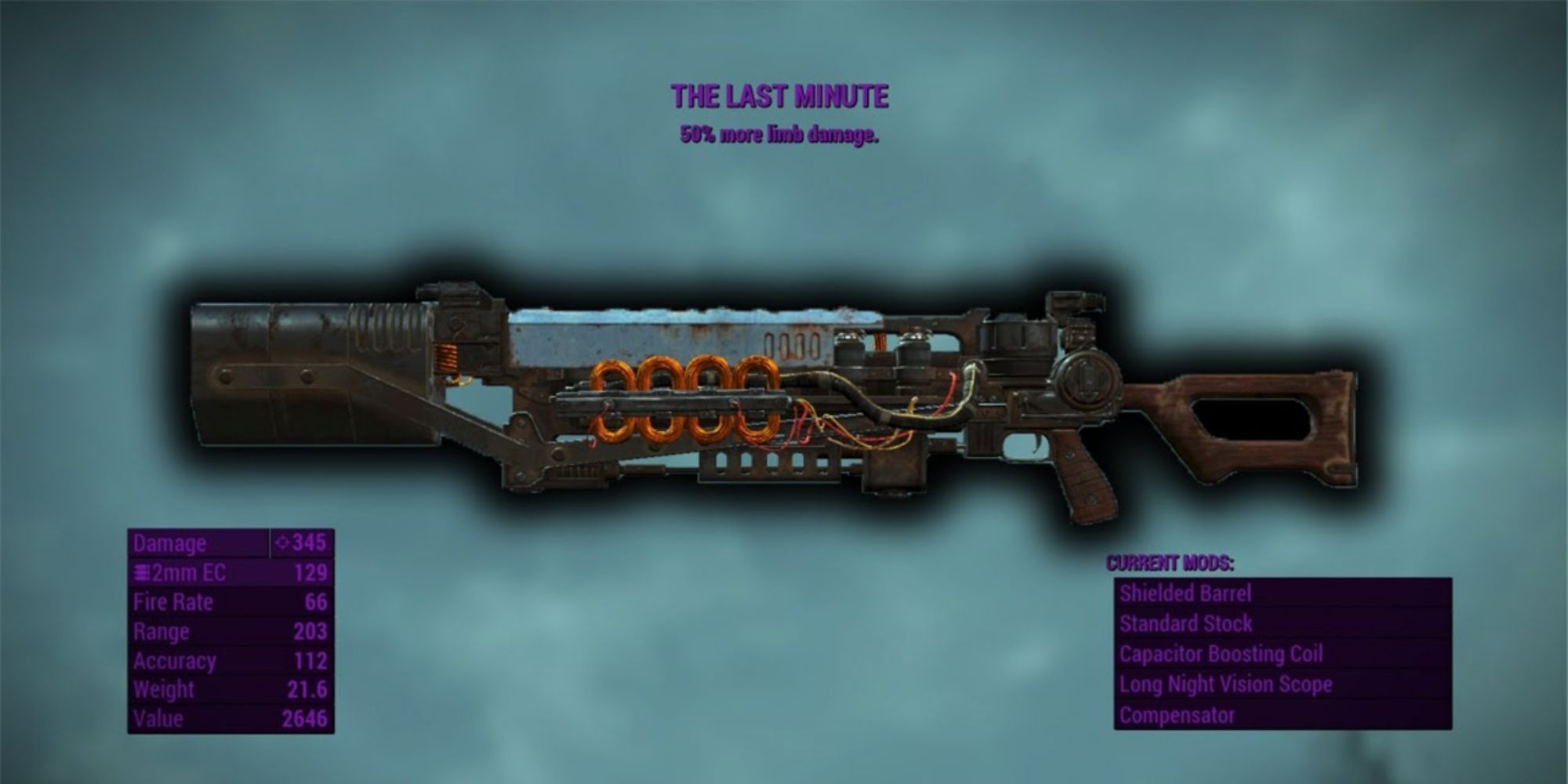 Fallout 4 Last Minute Weapon Inside Inventory