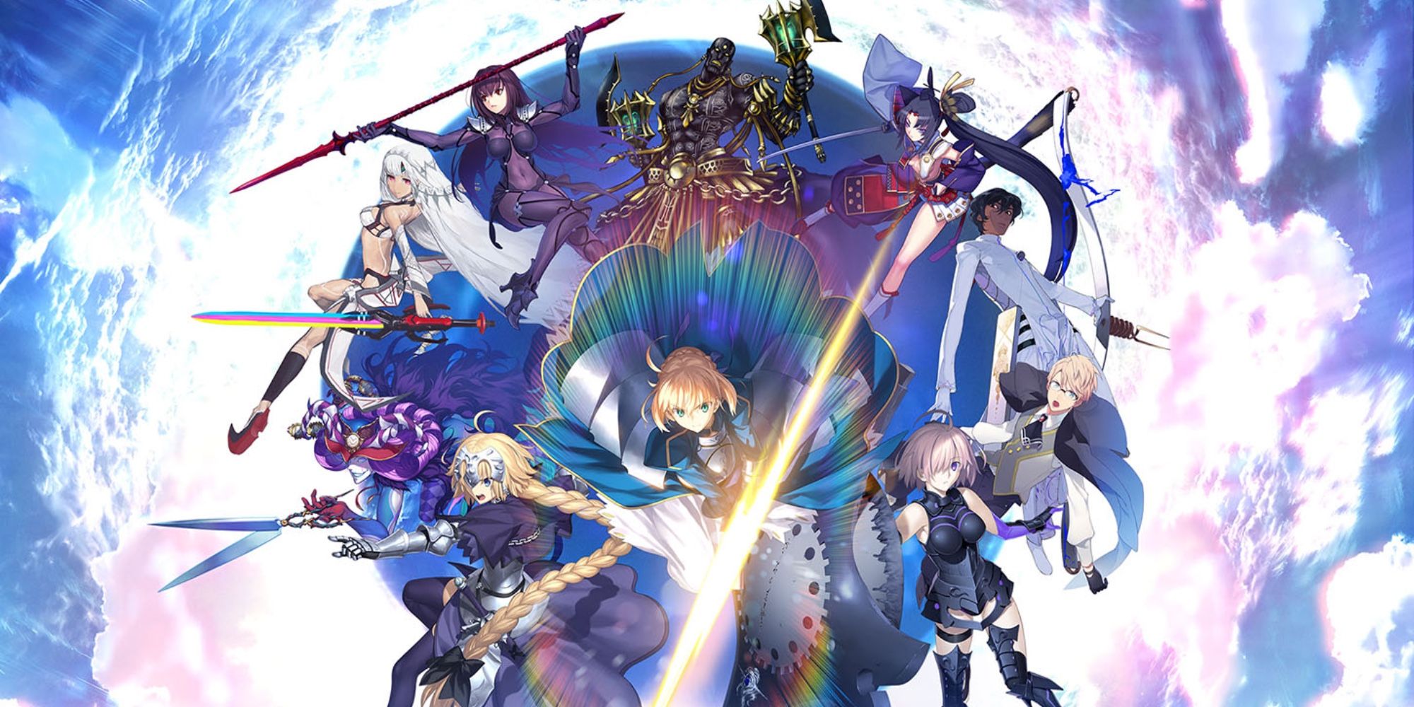 a picture of characters from the game fate grand order