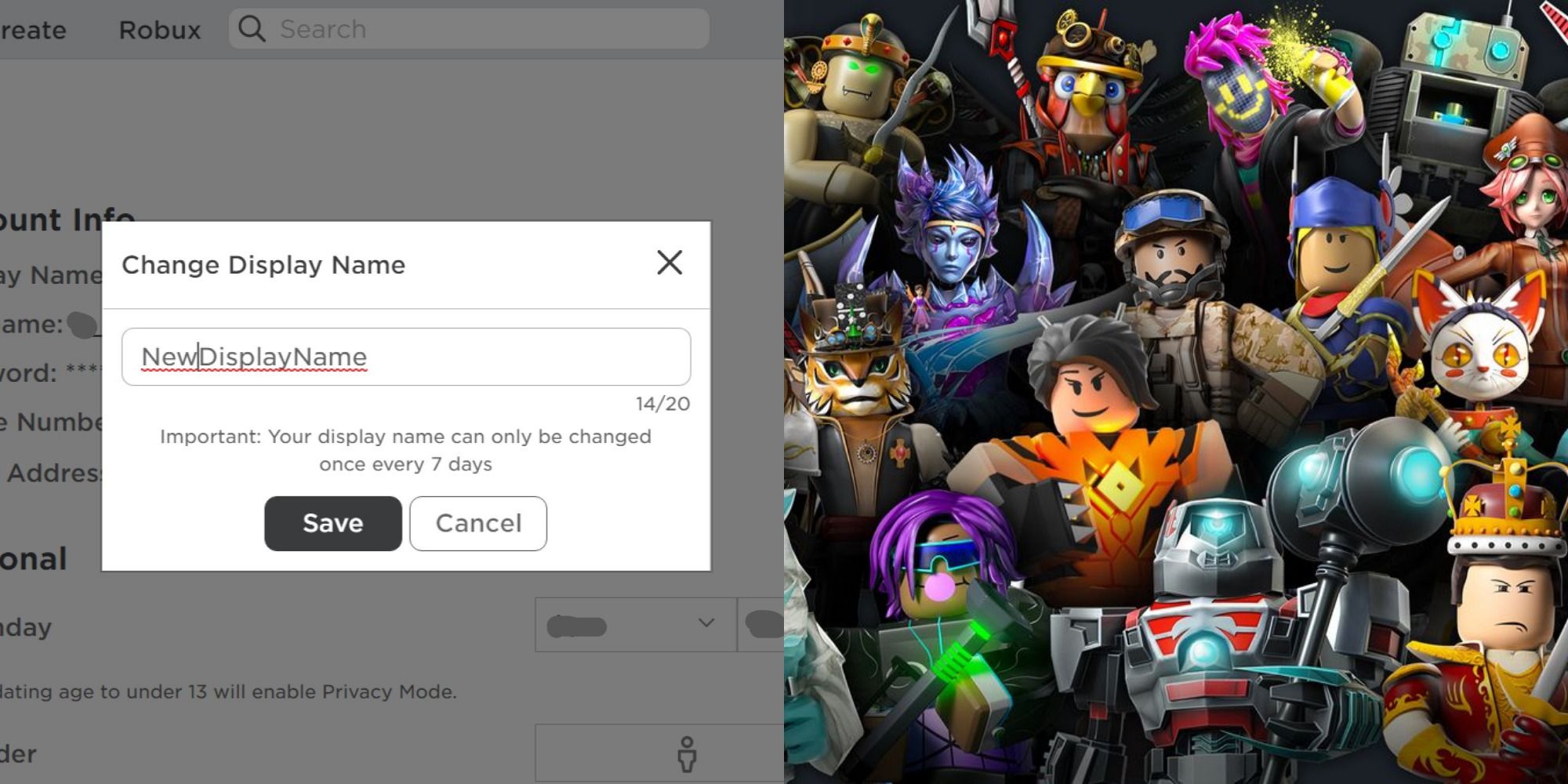 Xs6m2ilt4aaj M - how to change your display name on roblox 2021