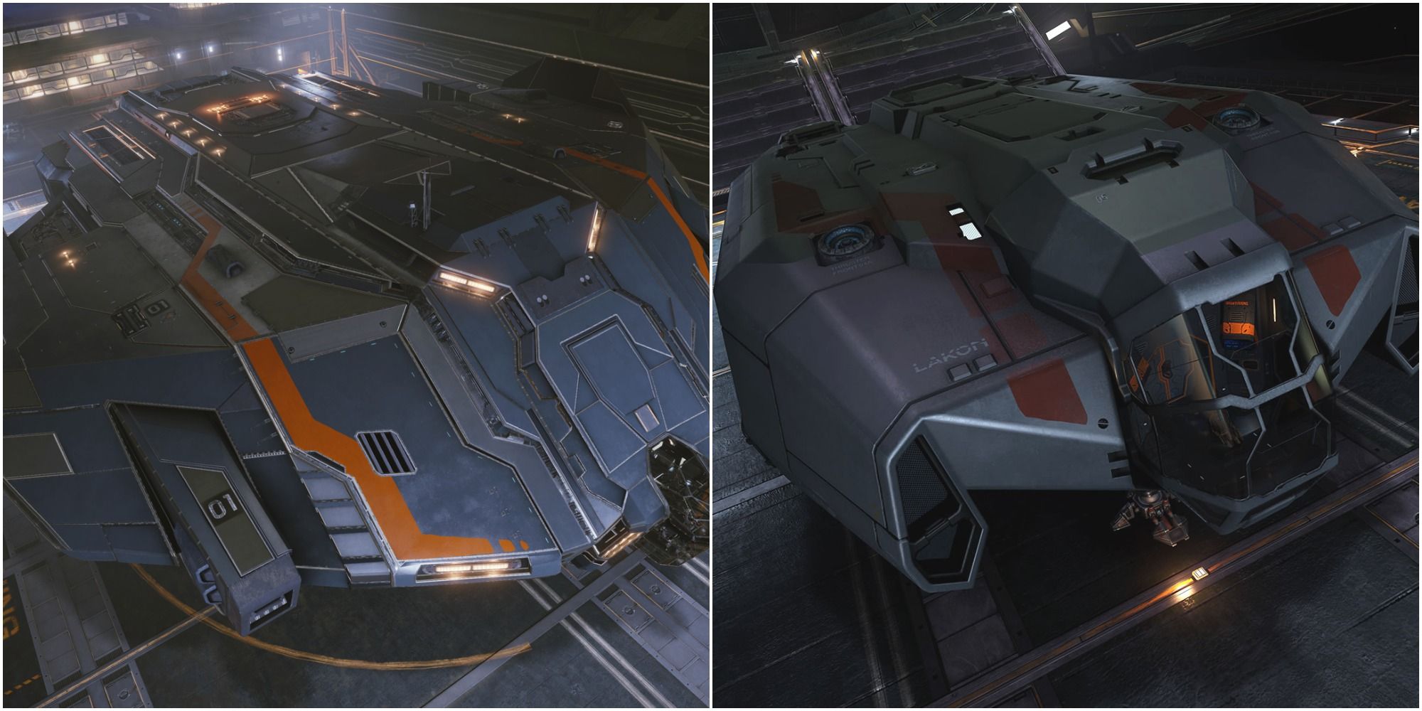 elite dangerous docked type 6 and type 9 heavy