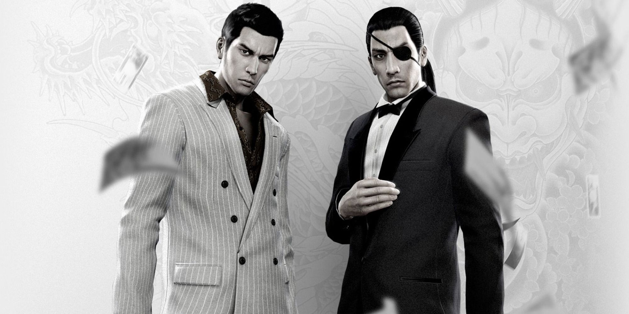 Yakuza 0 protagonists Kiryu and Majima